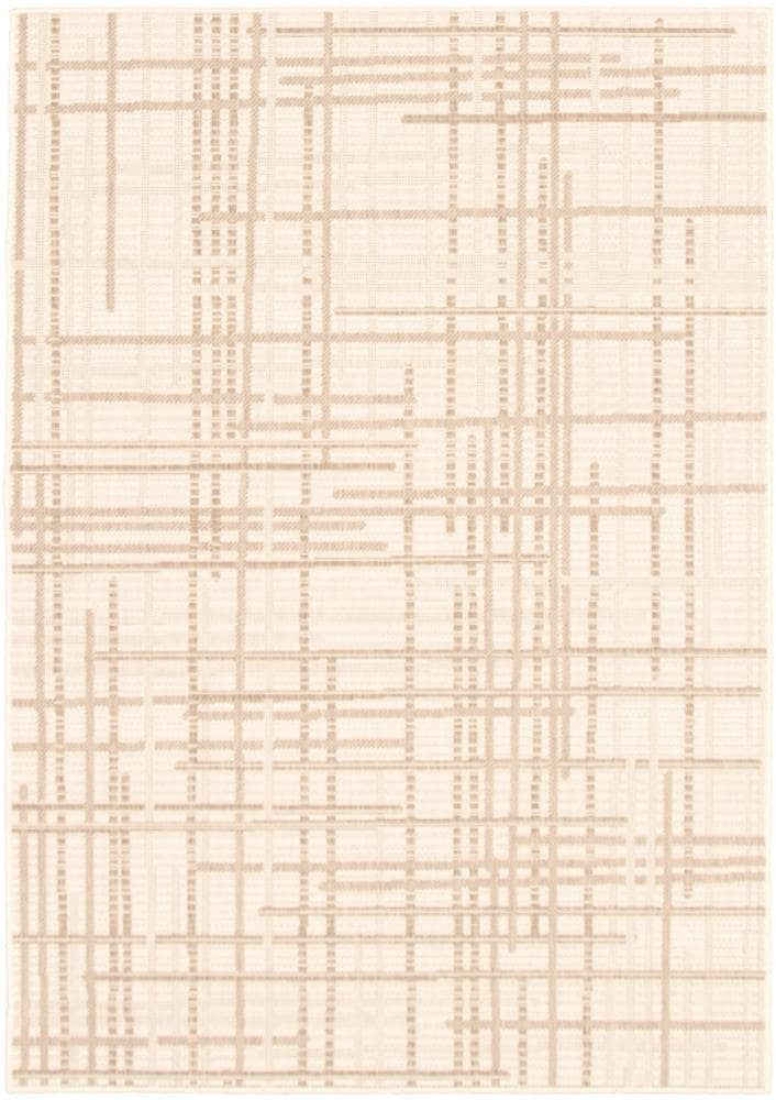 ECARPETGALLERY 315435 Sisal Burburry 5 x 8 (ft) Loomed Polypropylene Champagne Taupe Rectangular Indoor Bohemian/Eclectic Area rug