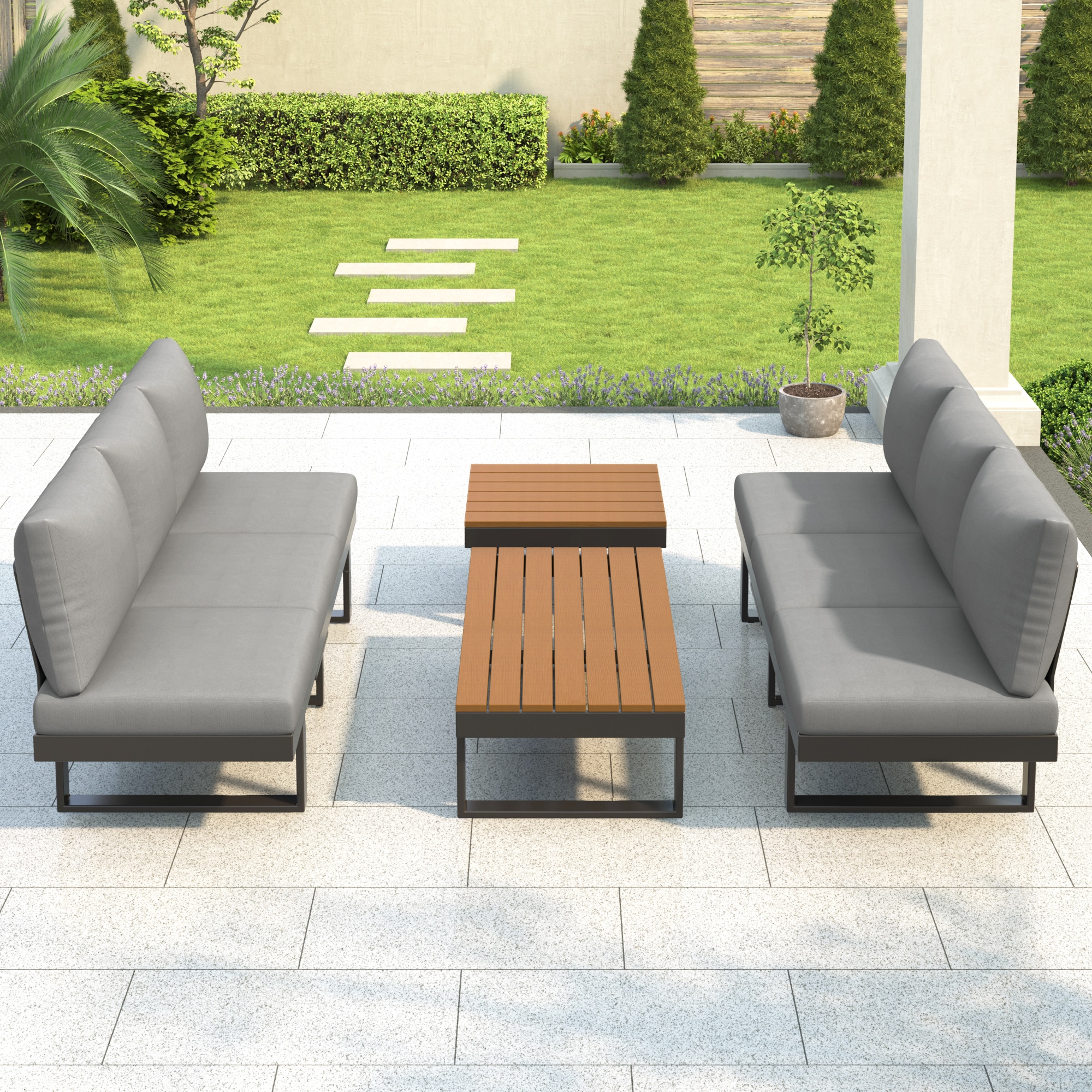 ModernLuxe L-N719Z000170E Patio-Conversation-Sets - View #2