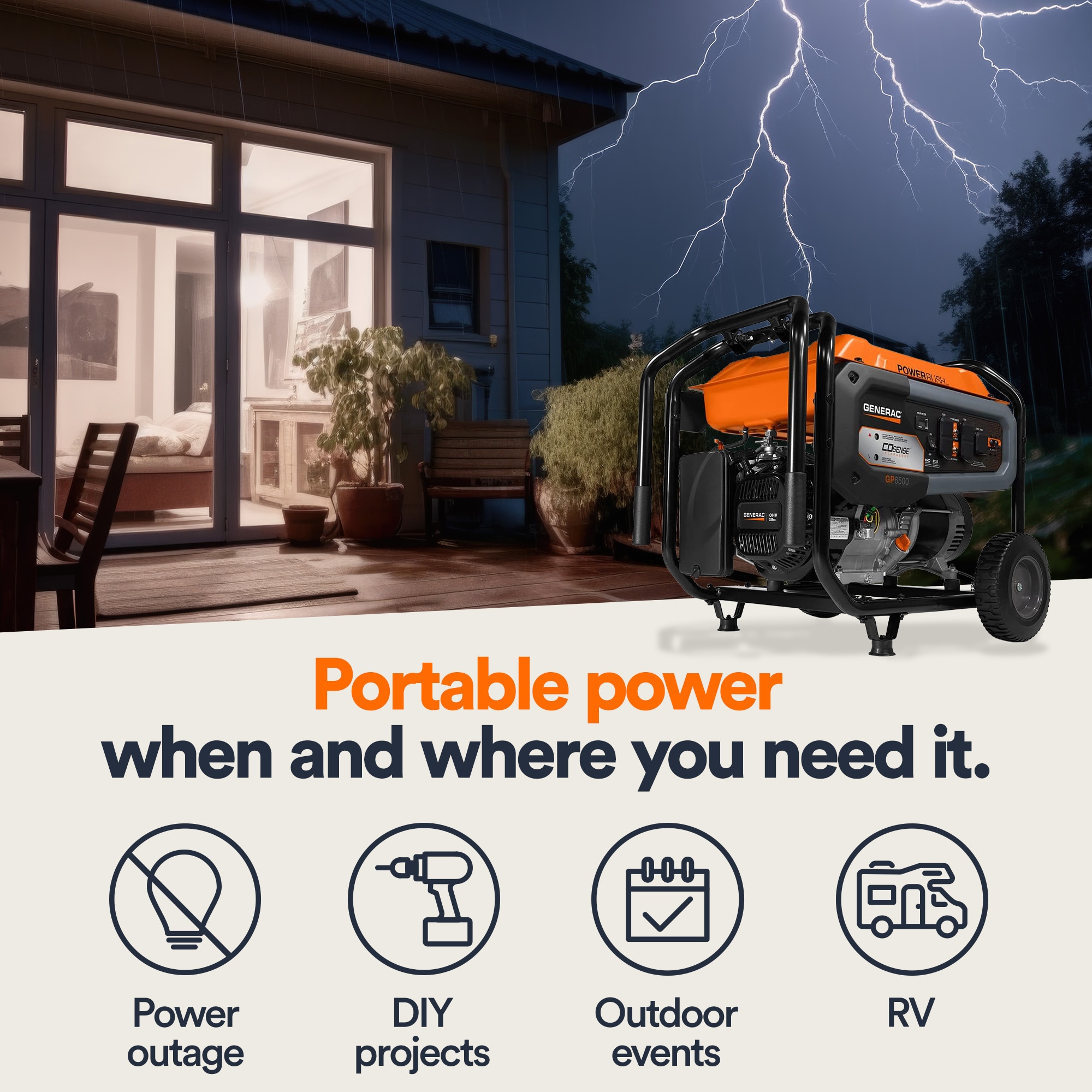 Generac 6500 outlet lowes