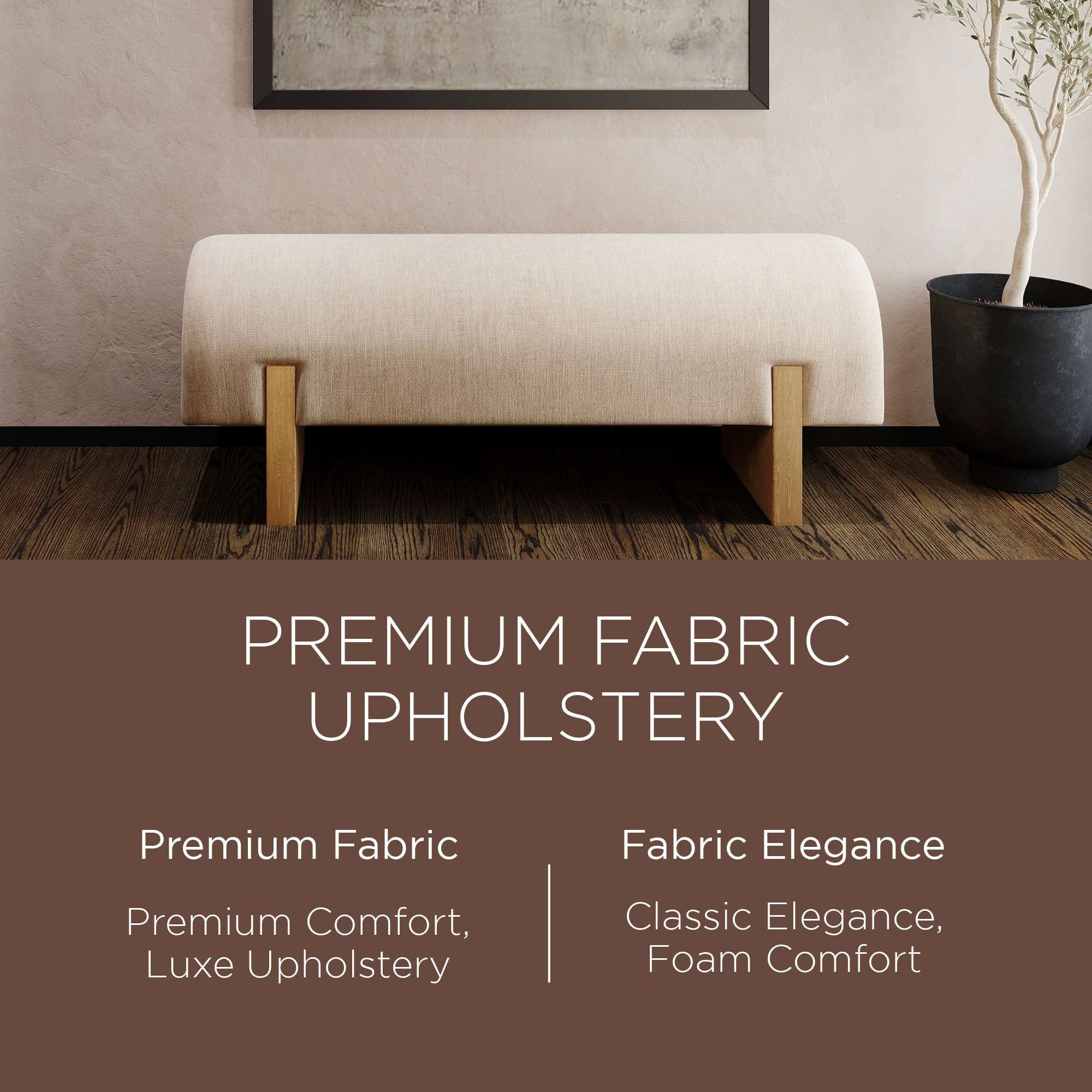 Maven Lane ML353103-WBC-NT Dining-Benches - View #2