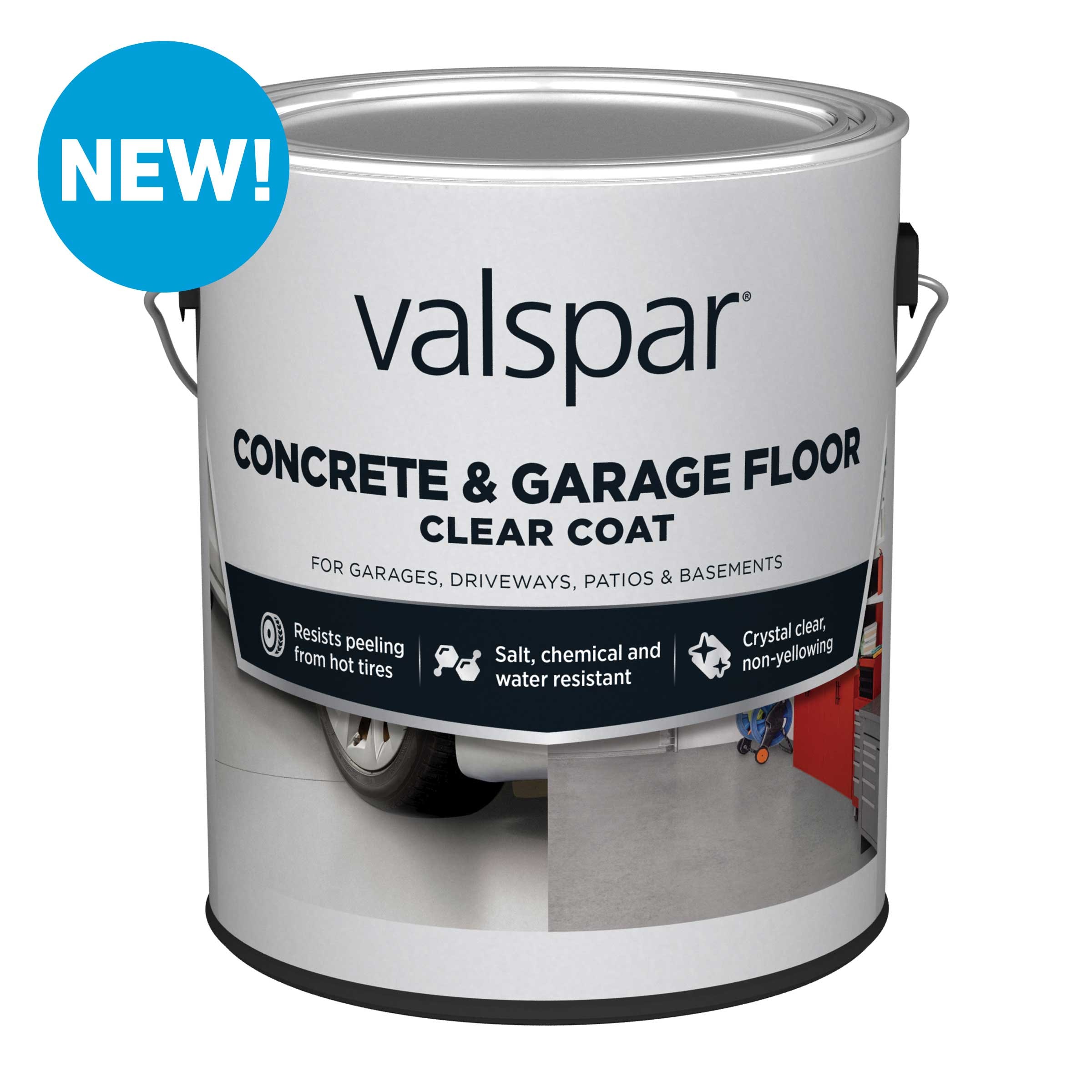 Valspar 009.6029360.007 1-part Clear Water-based Concrete and Garage Floor Paint ( 1-gallon )