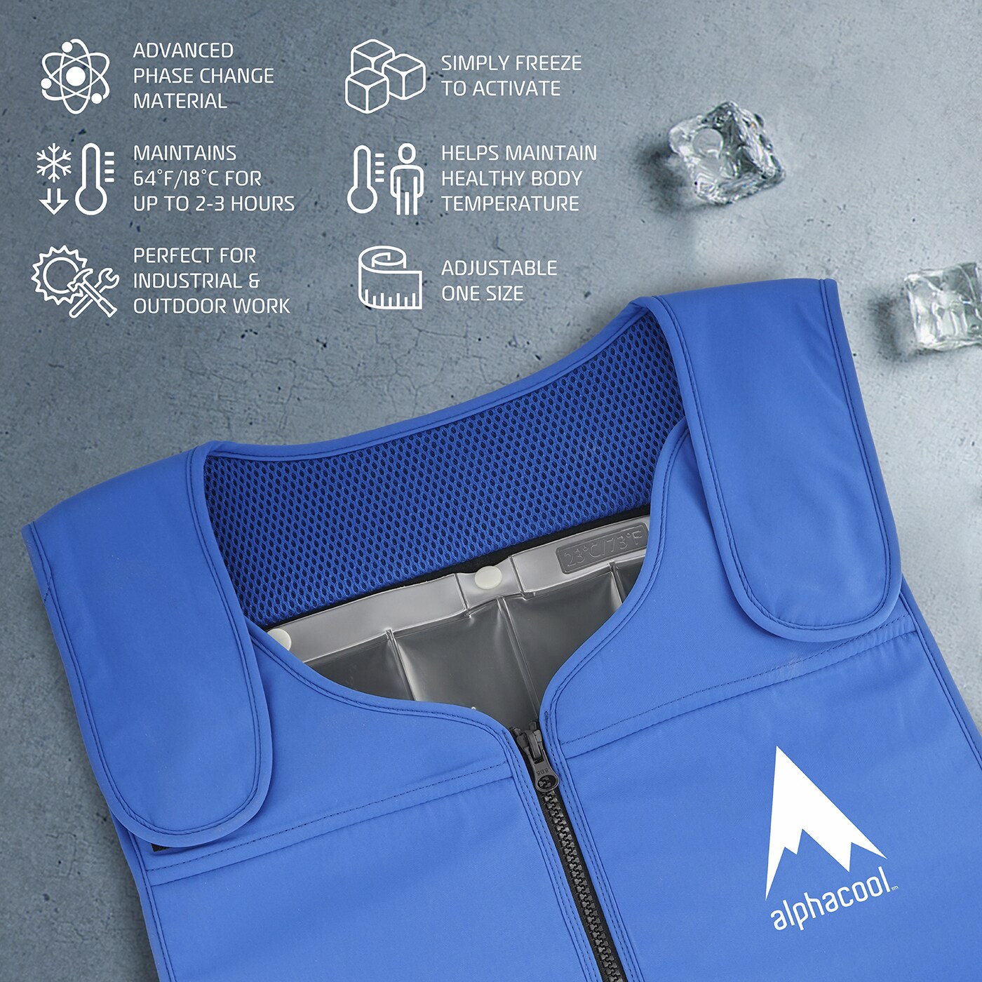 AlphaCool AC-PVCT-BL Jackets-Coats - View #3