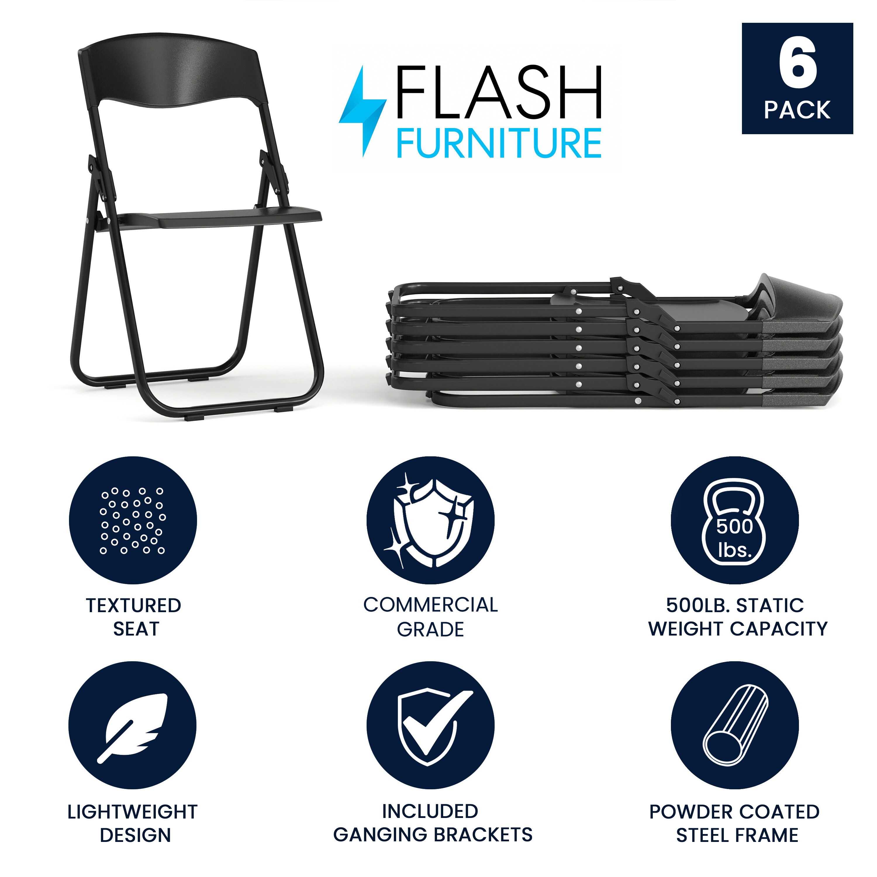 Flash Furniture 889142046264 Folding-Chairs - View #2