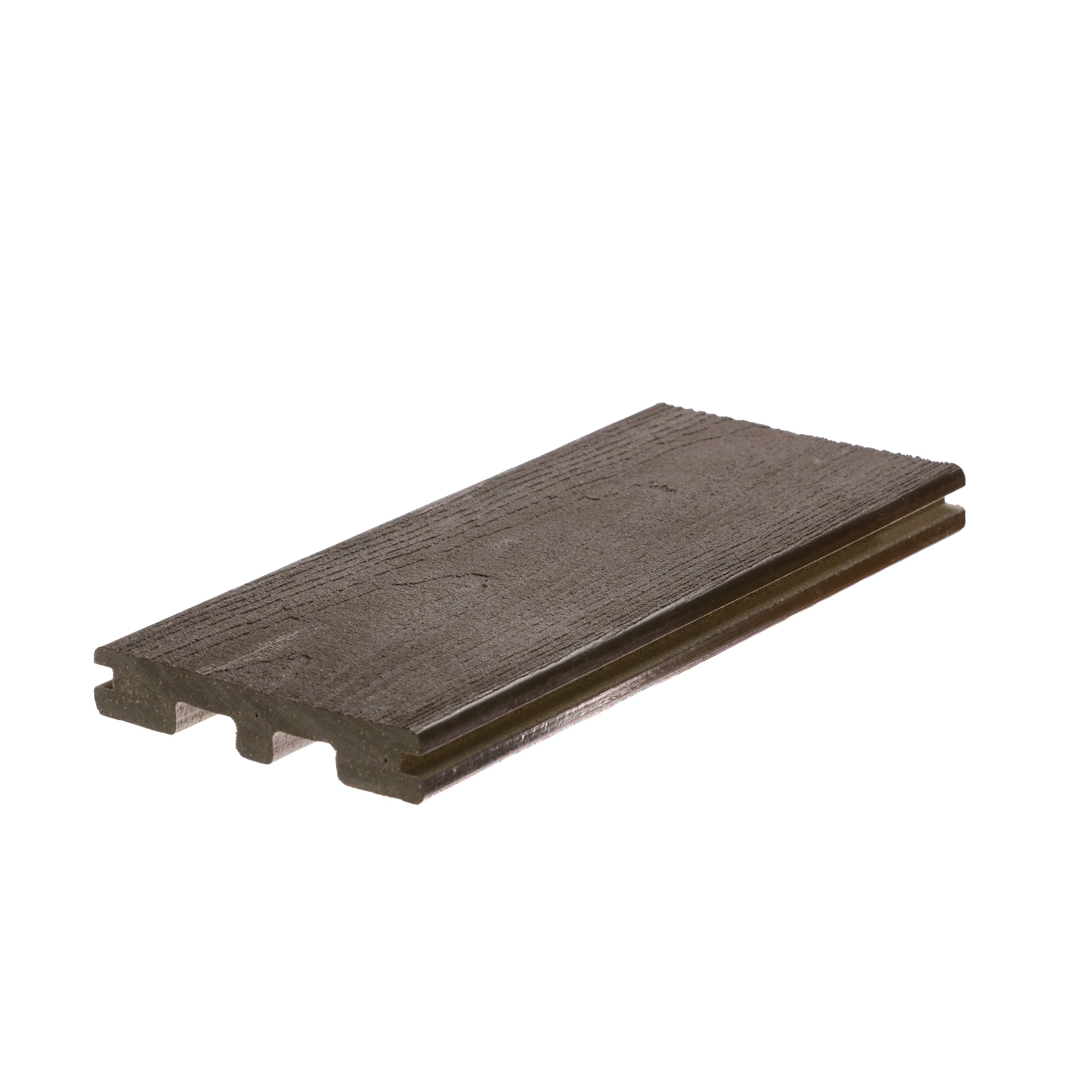 DuxxBak Composite Decking DX-OLT-192TB-G Optima LT Dekk 1-in x 6-in x 16-ft Tree Bark Grooved Composite Deck board