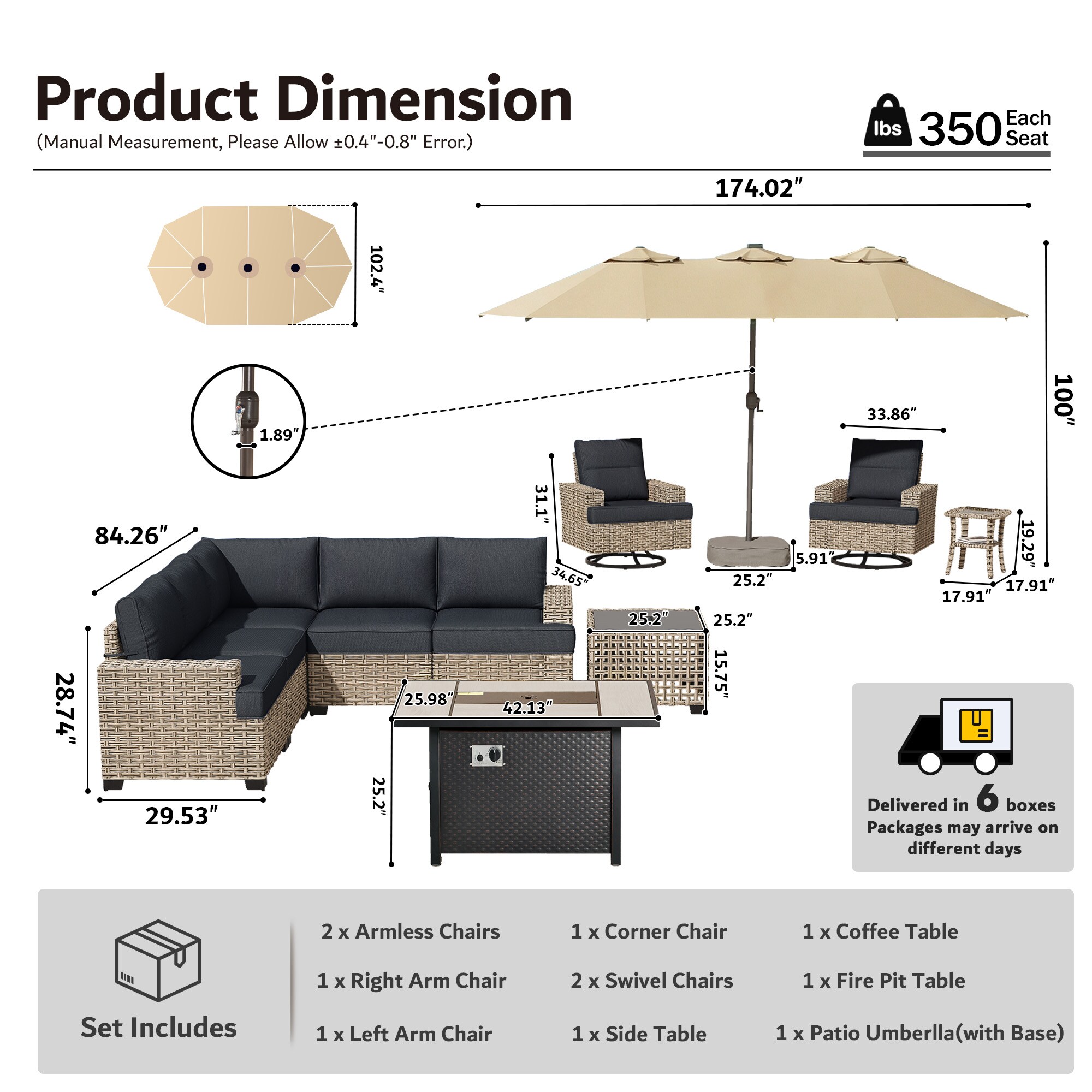 XIZZI XITBS116-VNCIFPMIMAX Patio-Sofas-Daybeds - View #13