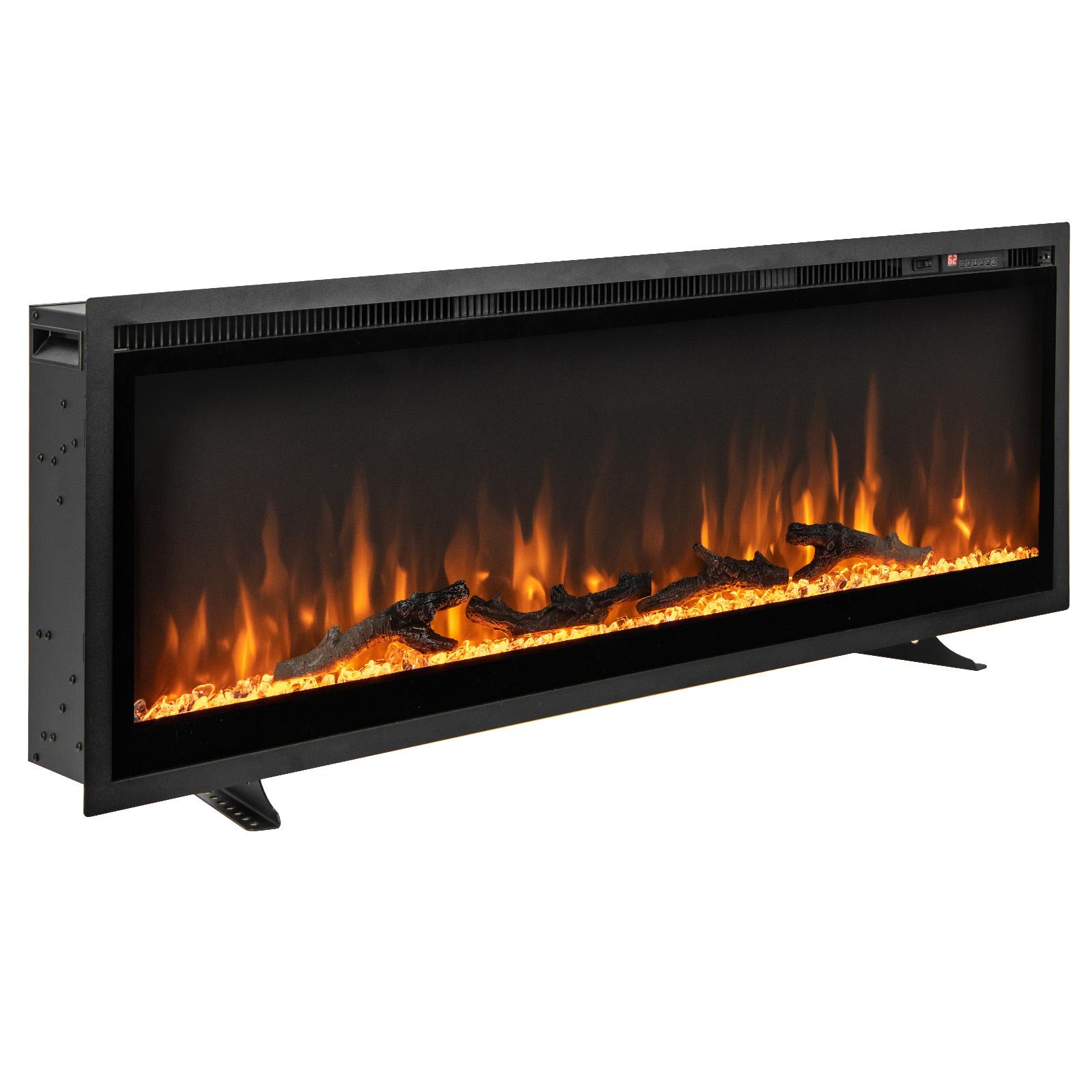 BABOOM BOM-30US-50-CO 50-Inches W Black Wall mount Fan-forced Wall-mount Electric Fireplace with Remote Control Included