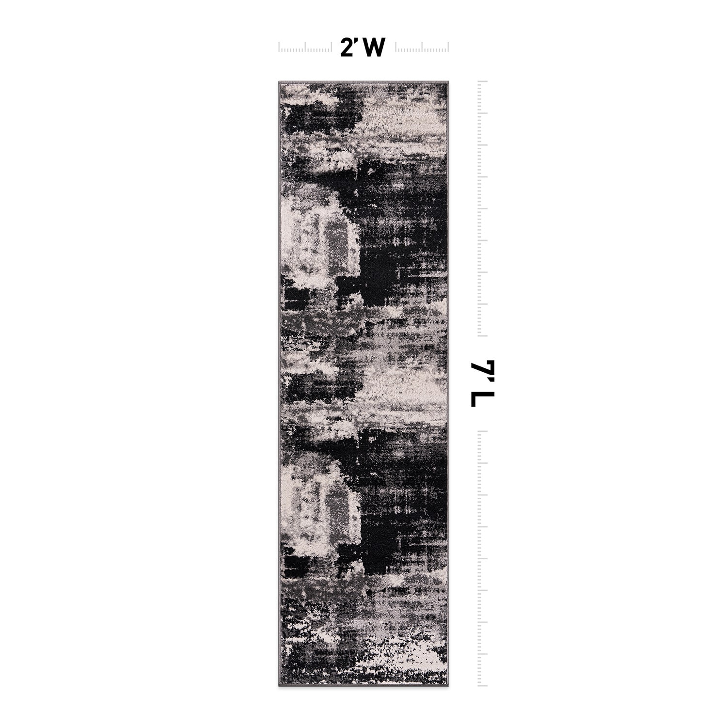 World Rug Gallery 402BLACK2X7 rugs - View #3