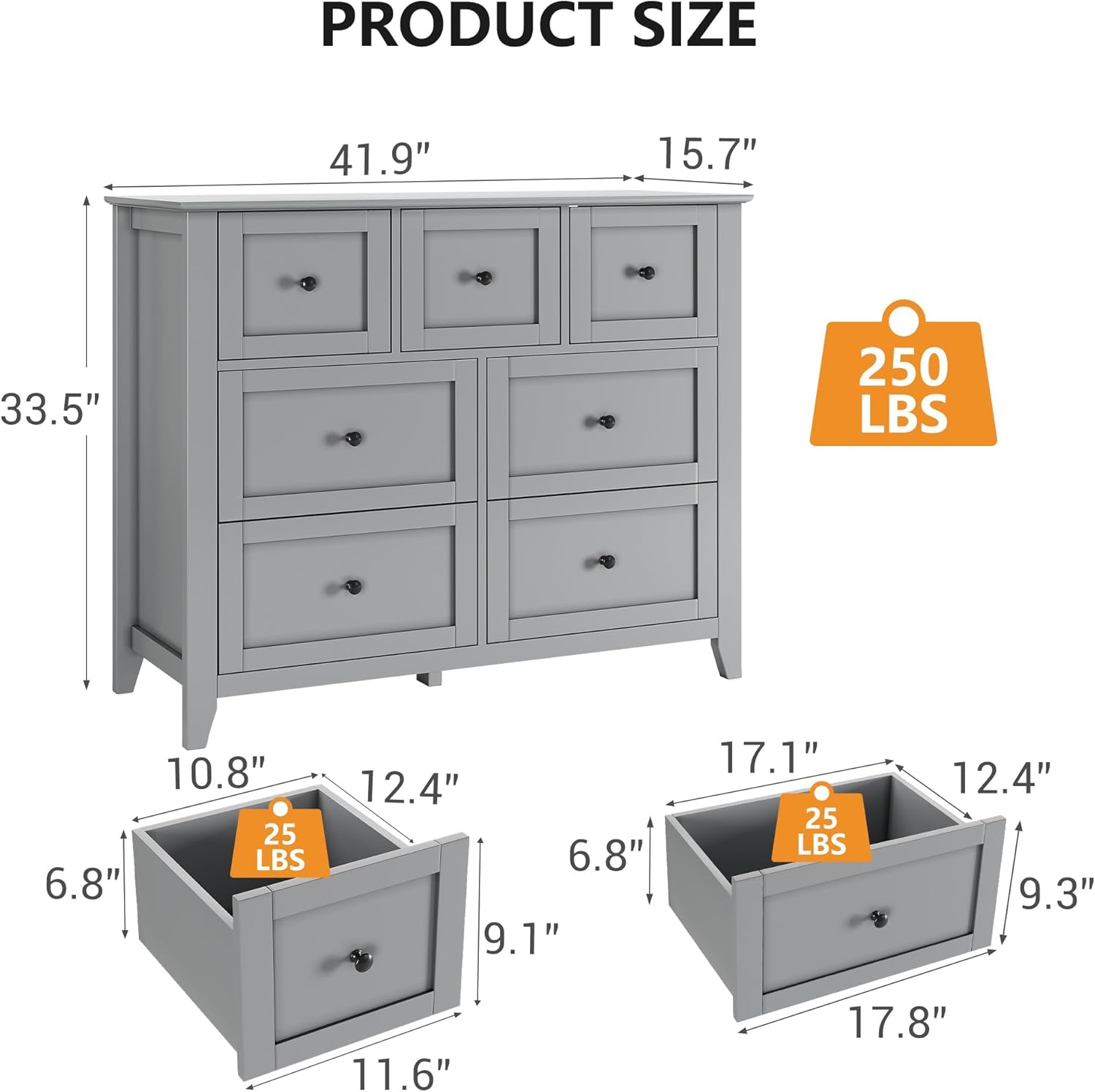 Qeetex LHF-DG-839OPBG5034 dressers - View #2