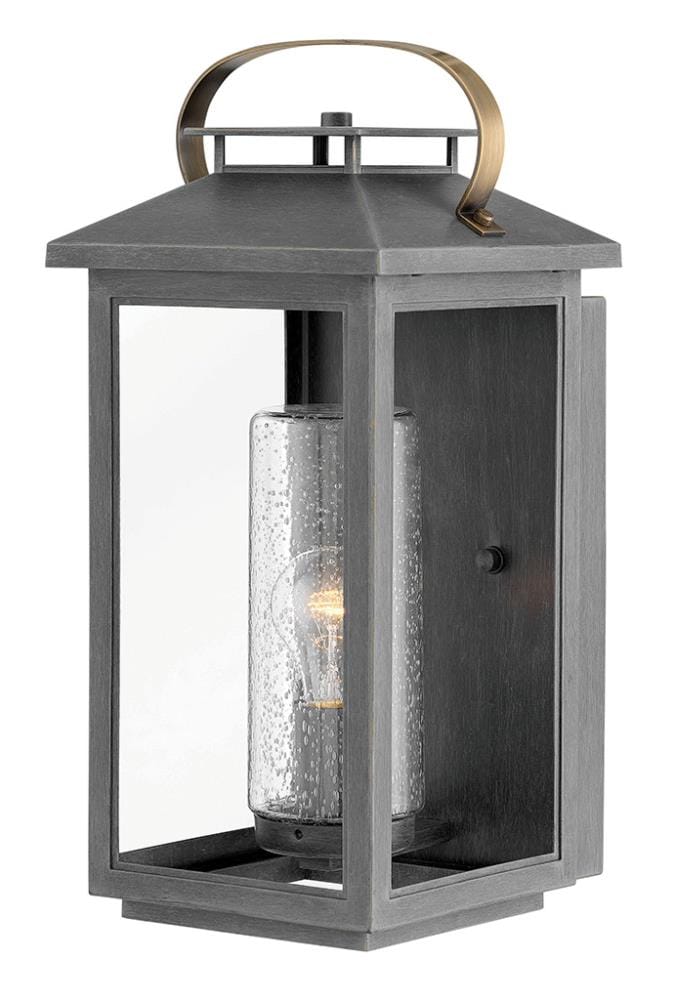 Hinkley 1164AH Atwater 1 -Light 17.5-in H Gray Hardwired Outdoor Wall Light