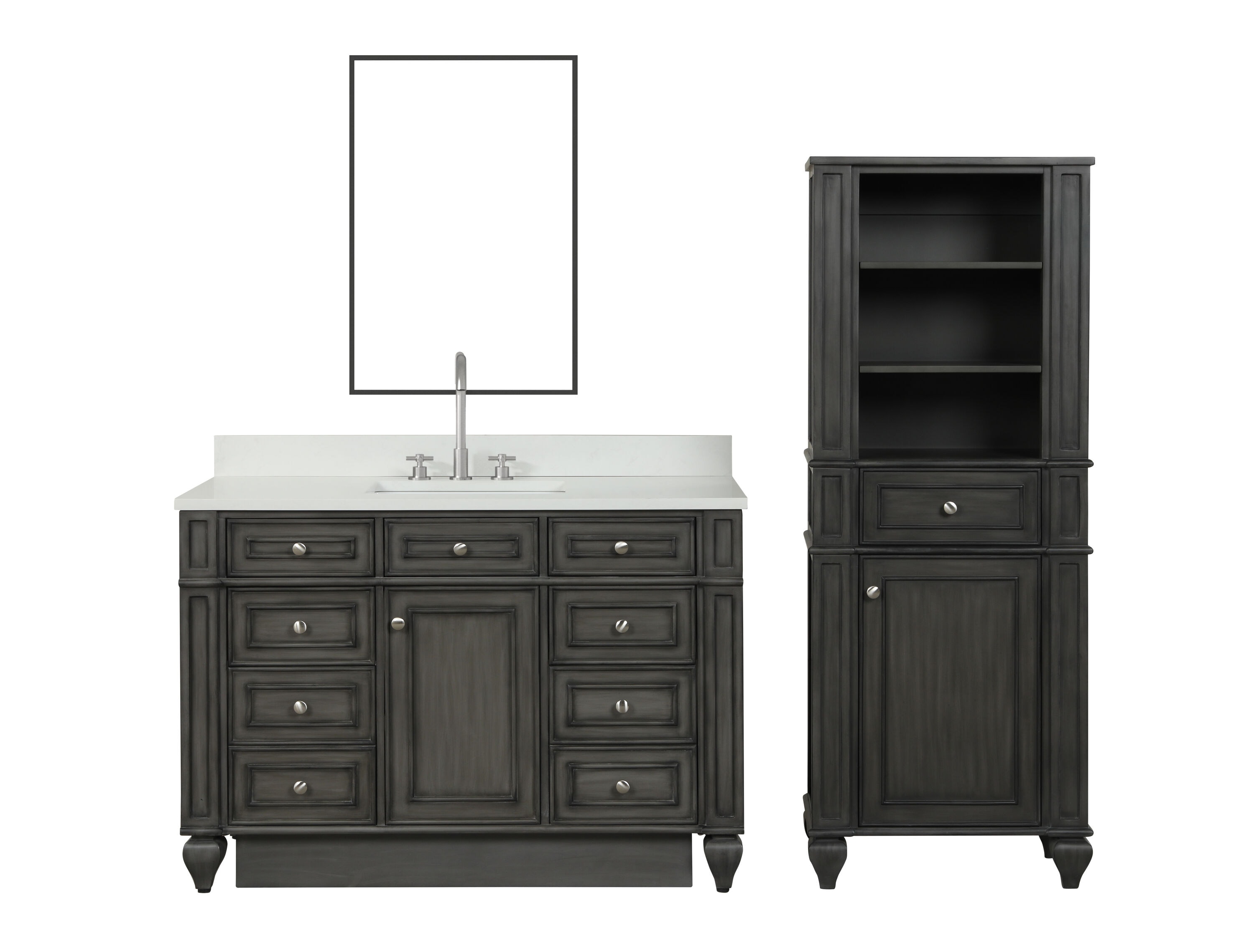 Design Element WN-48-GY Bath-Vanity-Combo - View #15