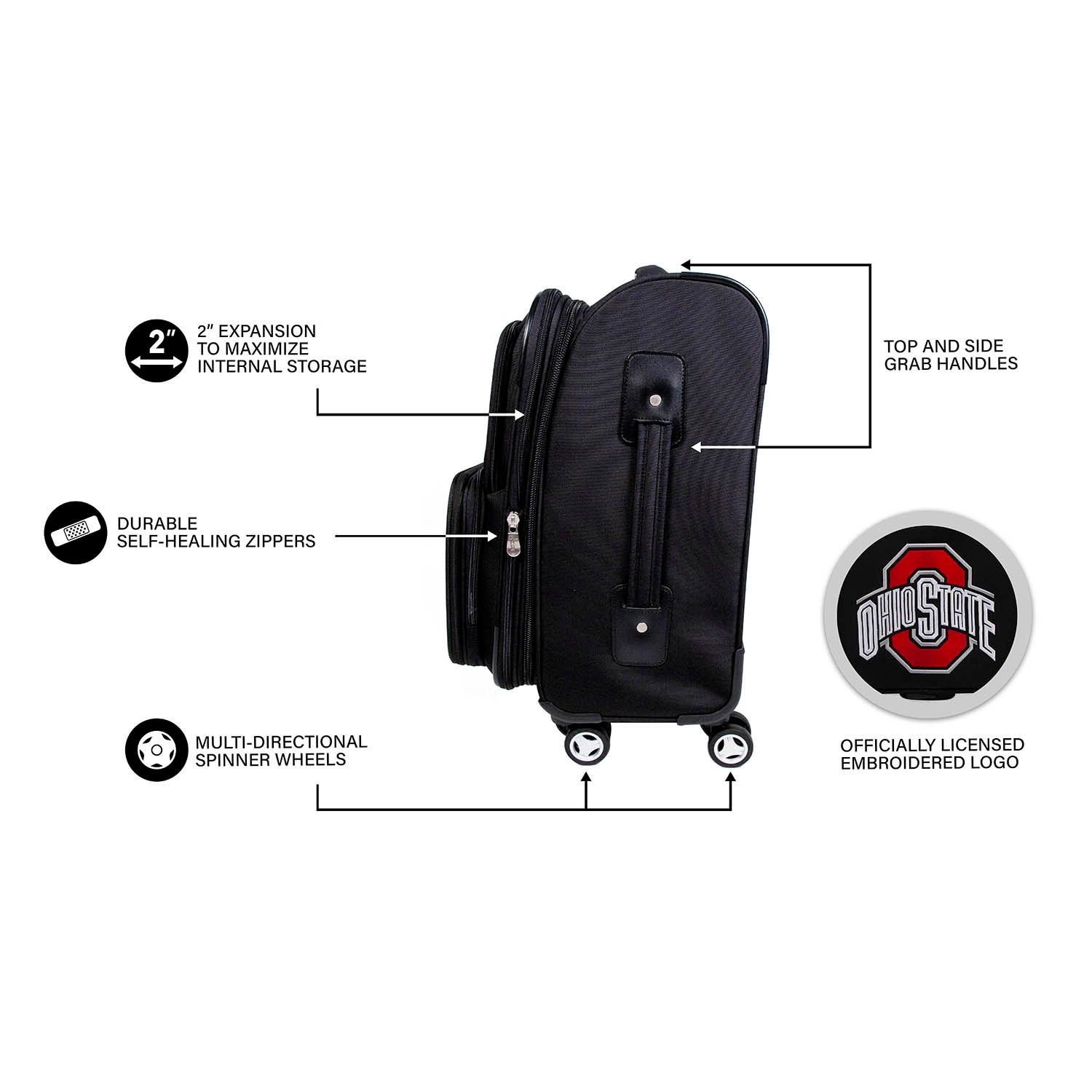 Mojo Licensing CLVLL202 Luggage-And-Luggage-Sets - View #6