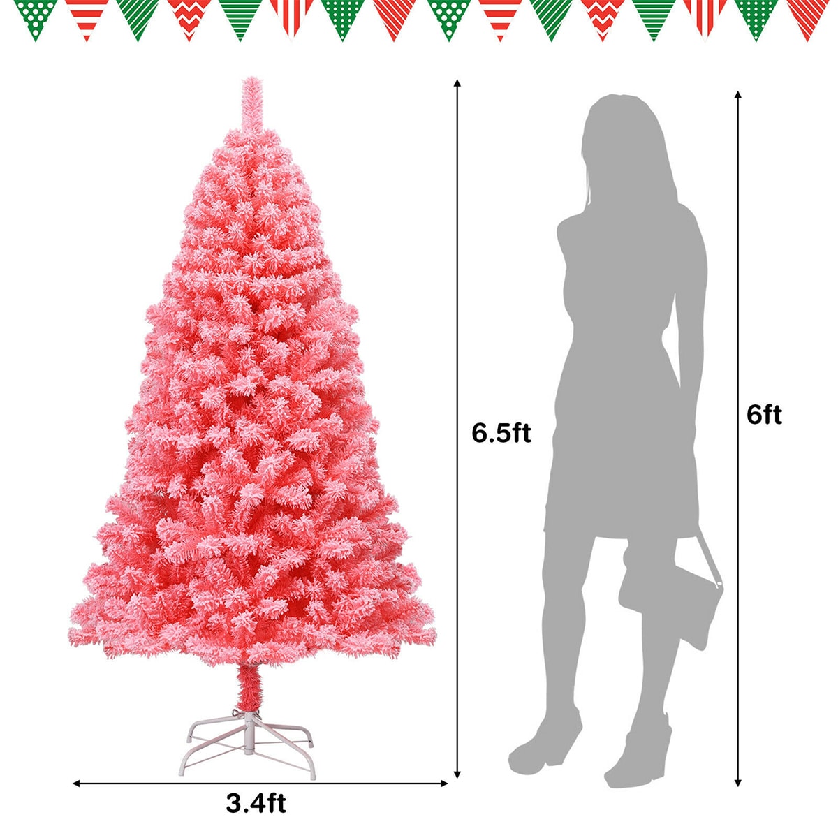 WELLFOR CM-HJY-23566 Artificial-Christmas-Trees - View #7