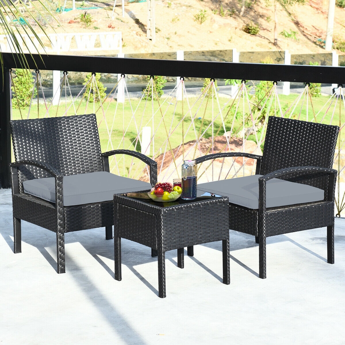 WELLFOR BASINGG03 Patio-Conversation-Sets - View #5