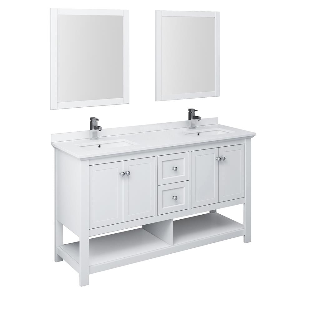 Fresca FVN2360WH-D Bath-Vanity-Combo - View #2