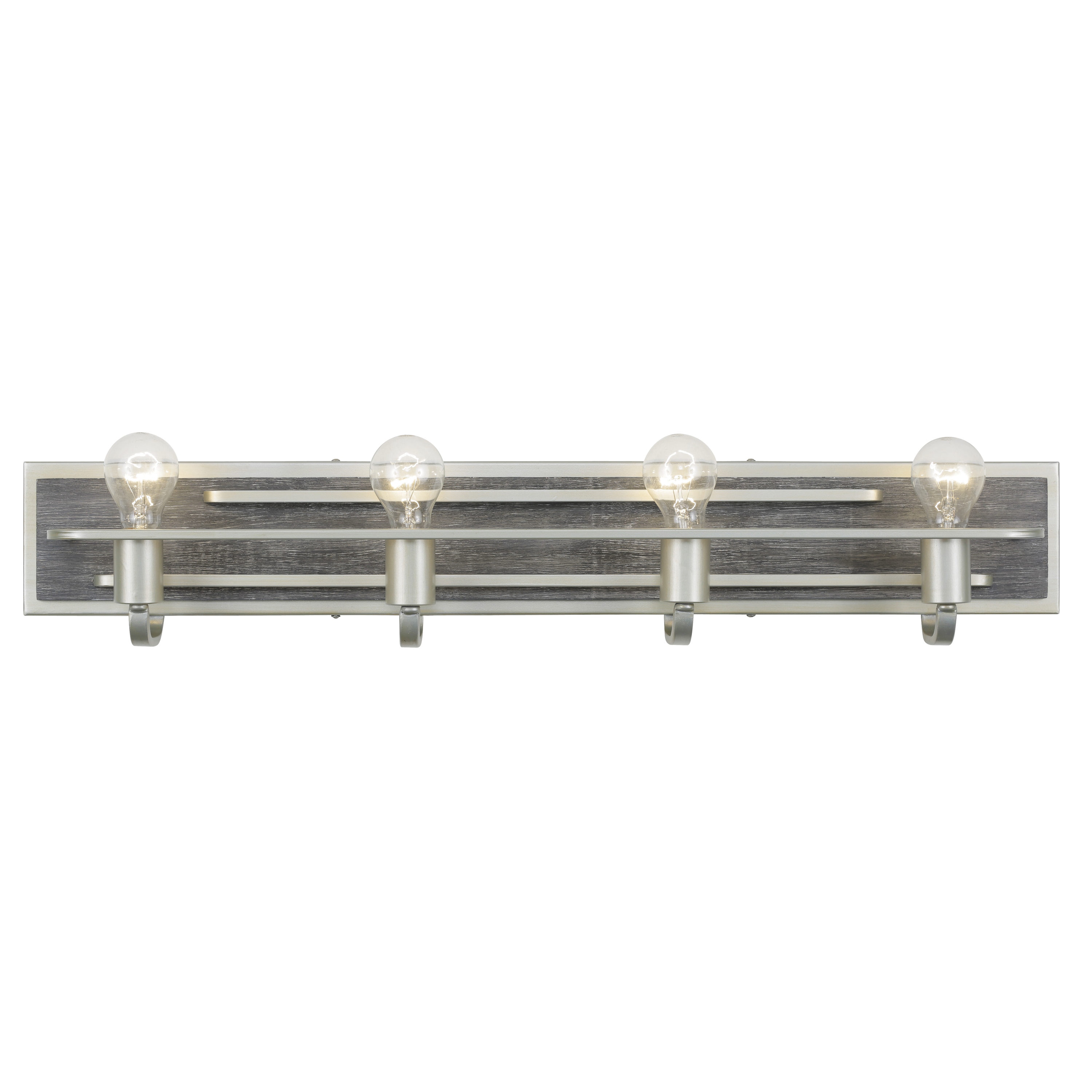Varaluz 268B04SOG Lofty 34.1-in 4 -Light Gray Farmhouse Vanity light