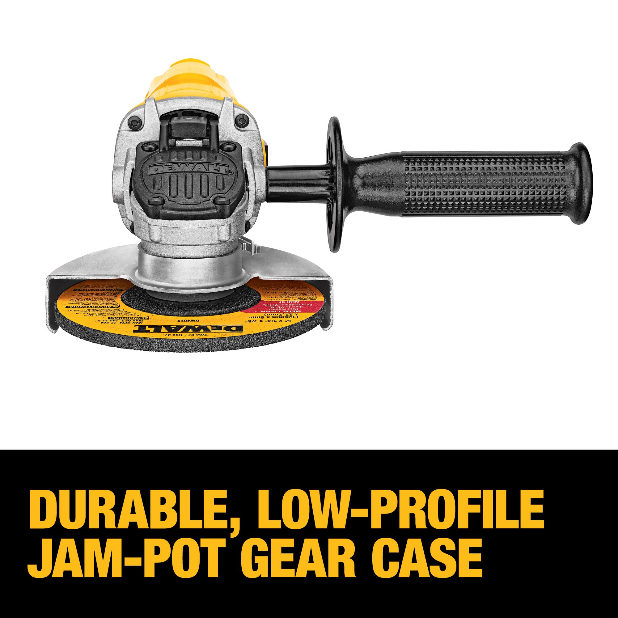 DEWALT 4.5 in Sliding Switch Corded Angle Grinder in the Angle