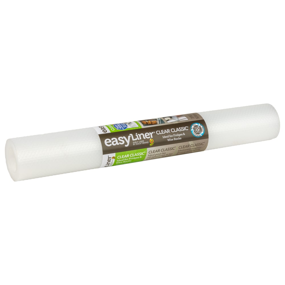 Duck 285778 Clear Classic EasyLiner Shelf And Drawer Liner 20 x 24 Pack Of  2 Rolls - Office Depot