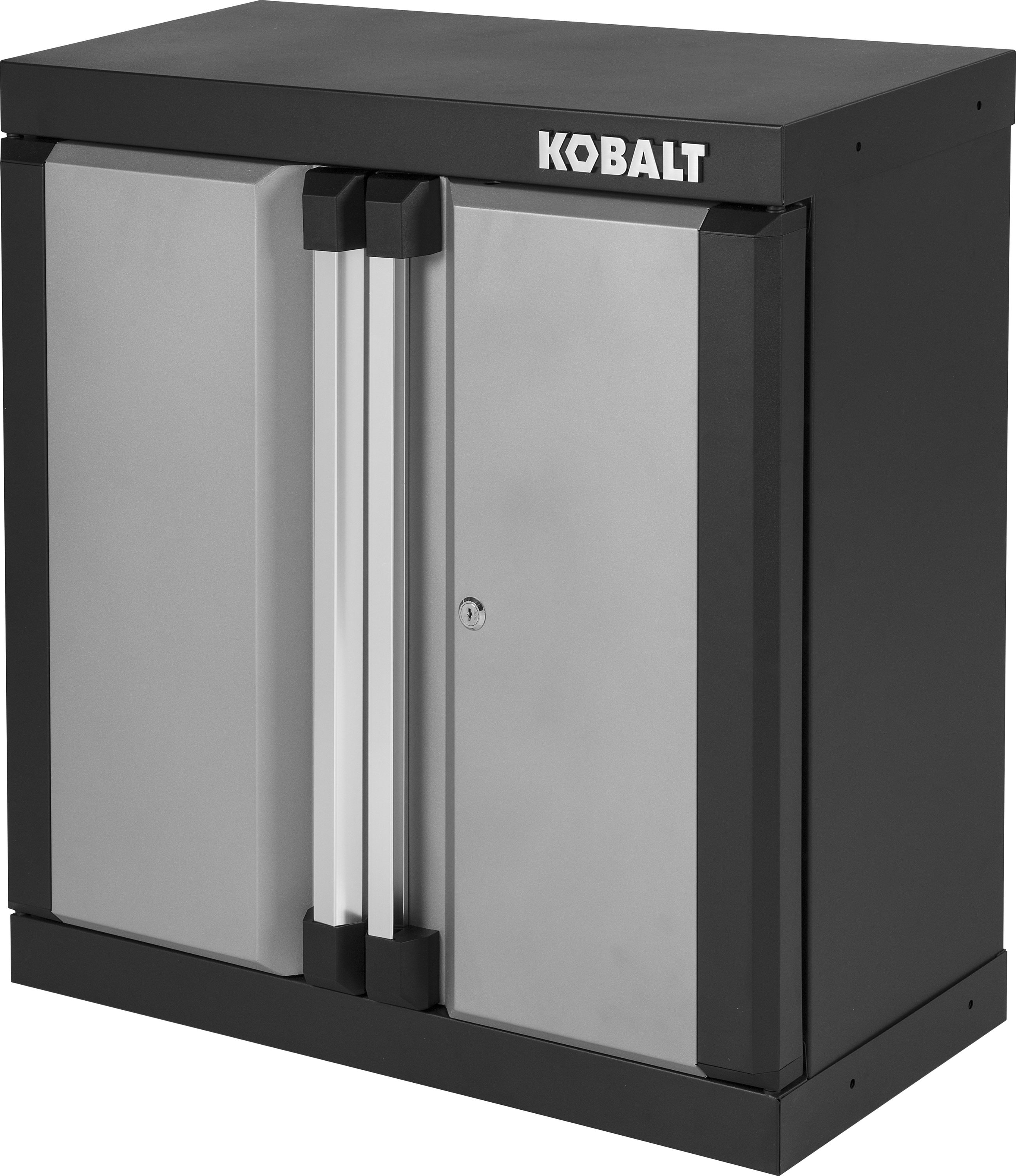 Kobalt 12 5 In W X 28 H D Steel Wall Mounted Garage Cabinet