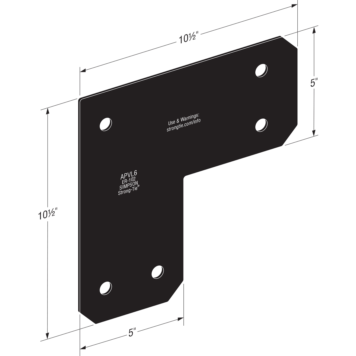 Simpson Strong-Tie APVL6 Trusses-And-Rafter-Ties - View #4