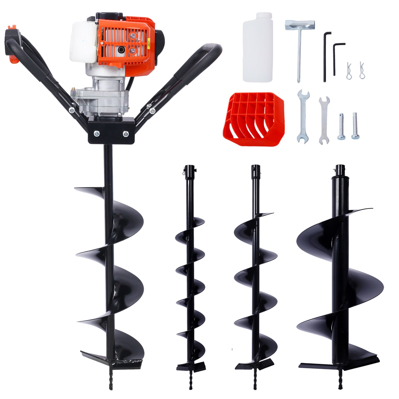 Siavonce XH00045 52-cc 1-man Auger Powerheads Auger Powerhead with 3/4-in