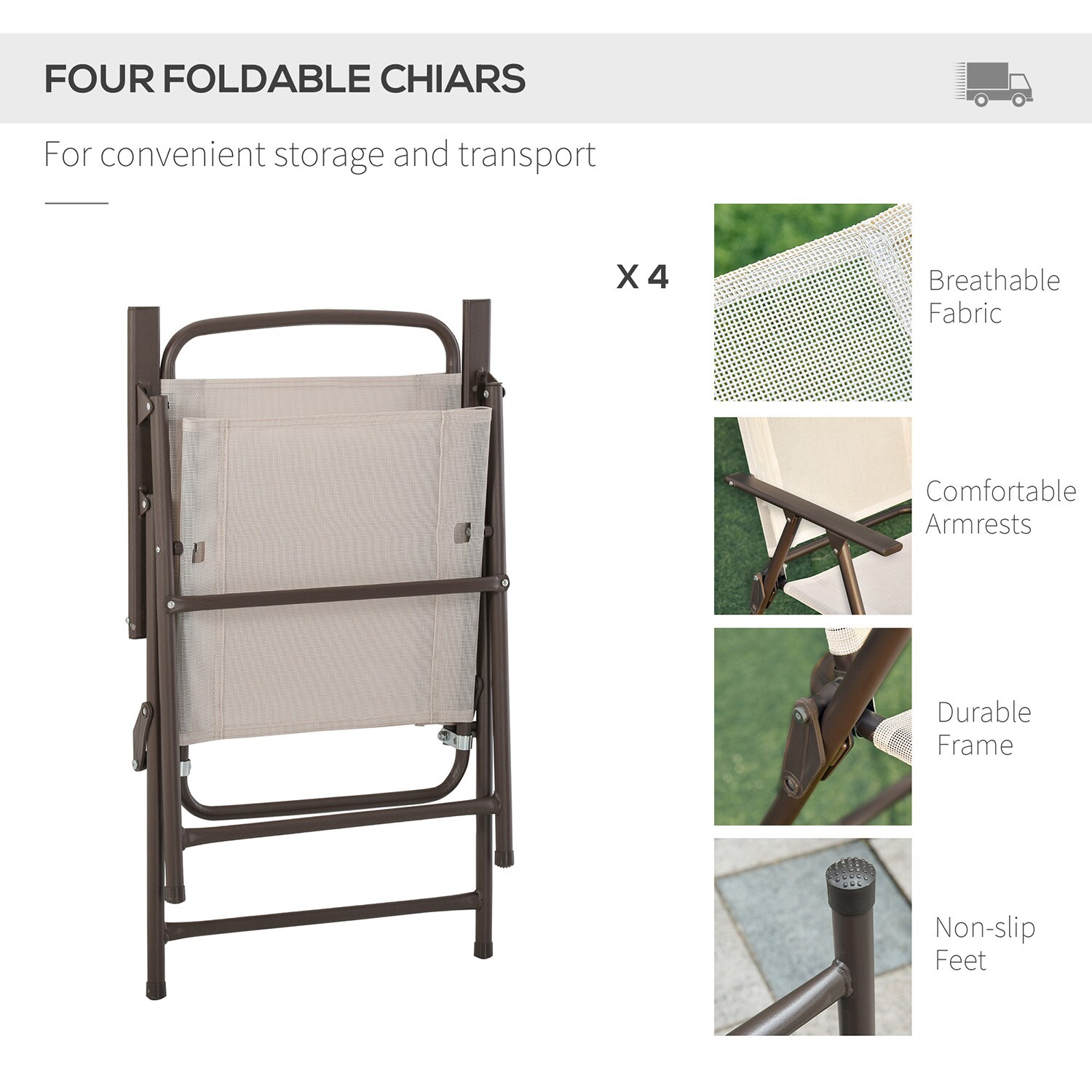 GZMR GZ-W2225DS52 Patio-Dining-Sets - View #3