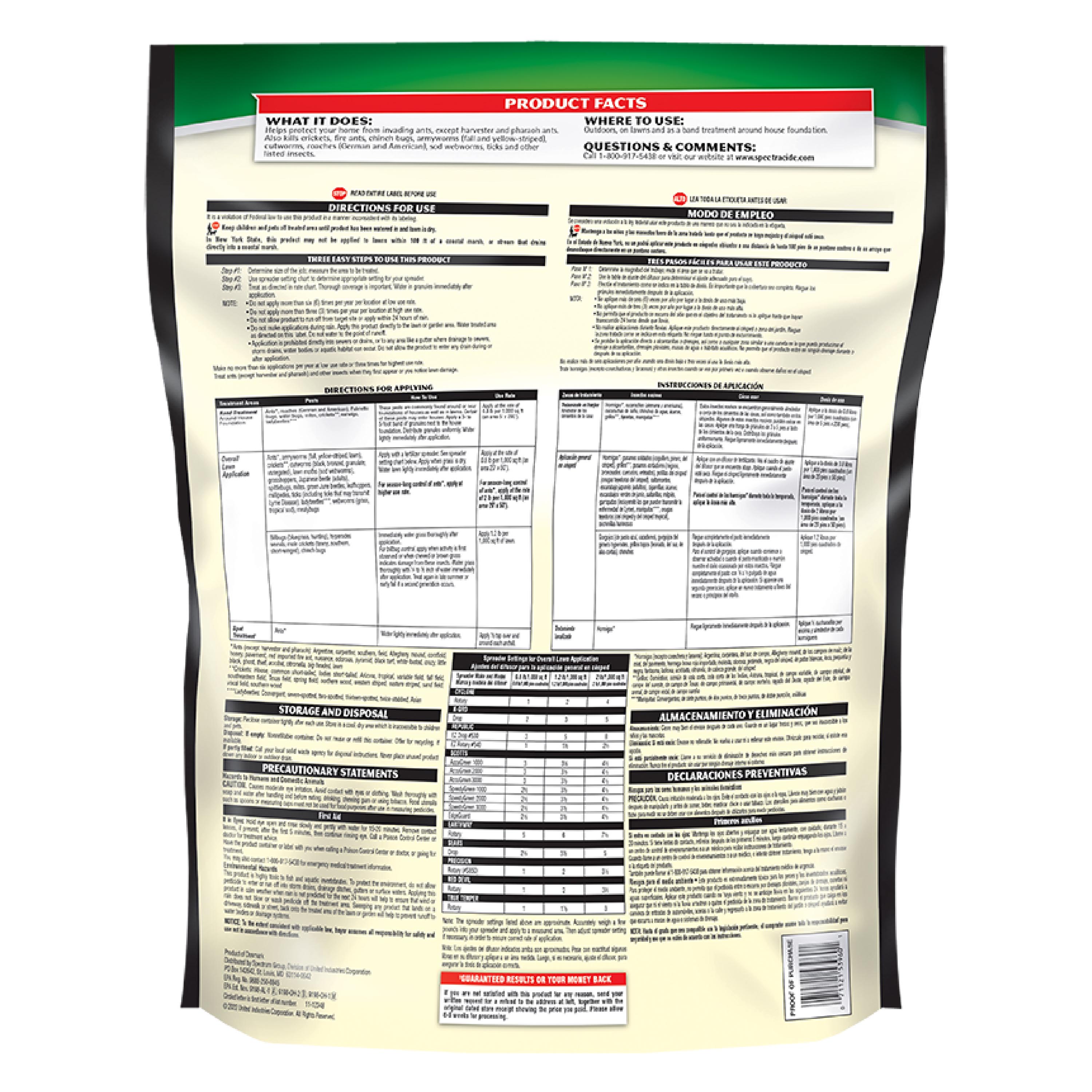 Spectracide HG-73960-1 pesticides - View #9