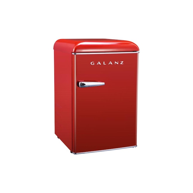 Galanz Retro single door 2.5-cu ft Freestanding Mini Fridge Freezer ...