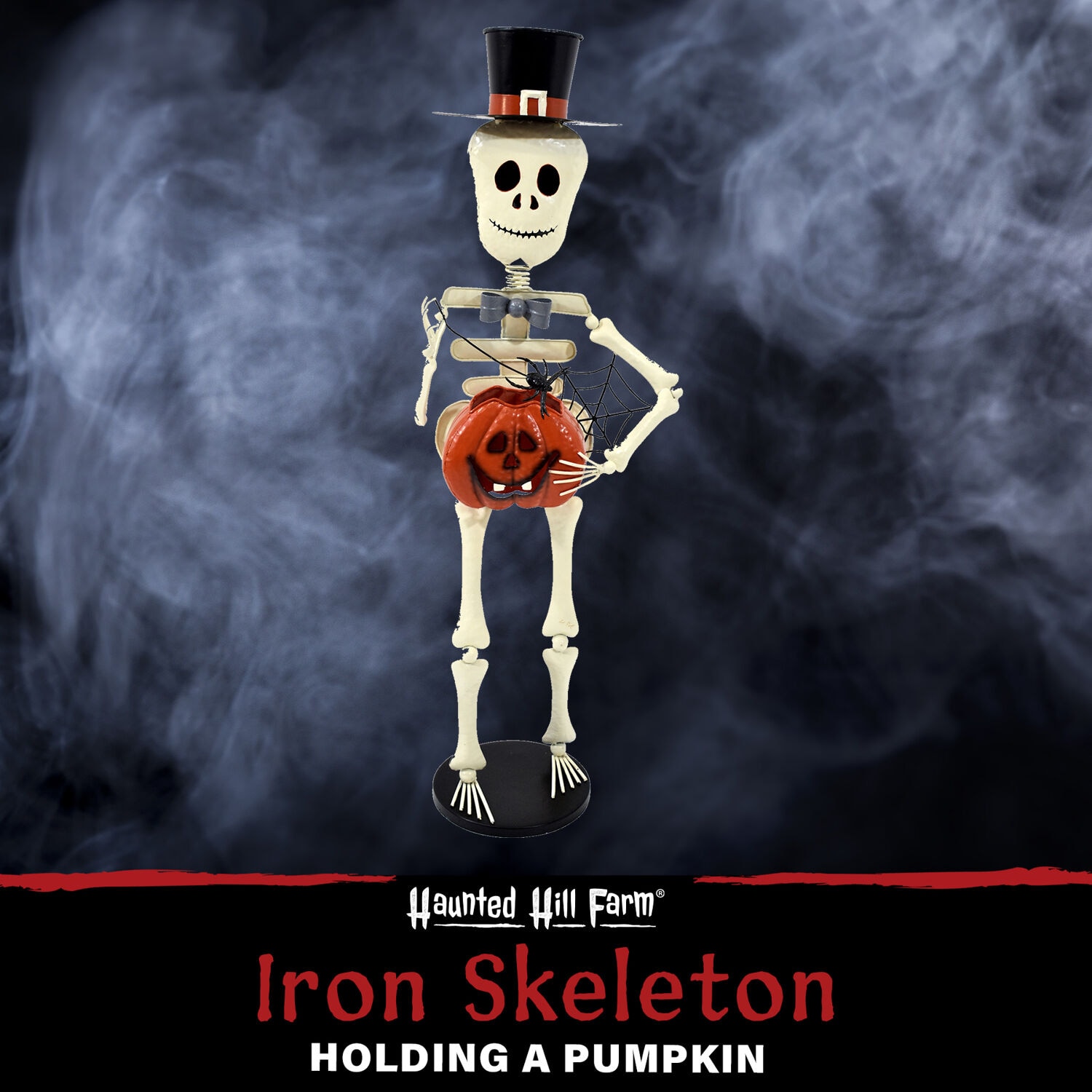 Haunted Hill Farm HHMTSKEL033-0WH Table-Halloween-Decor - View #2