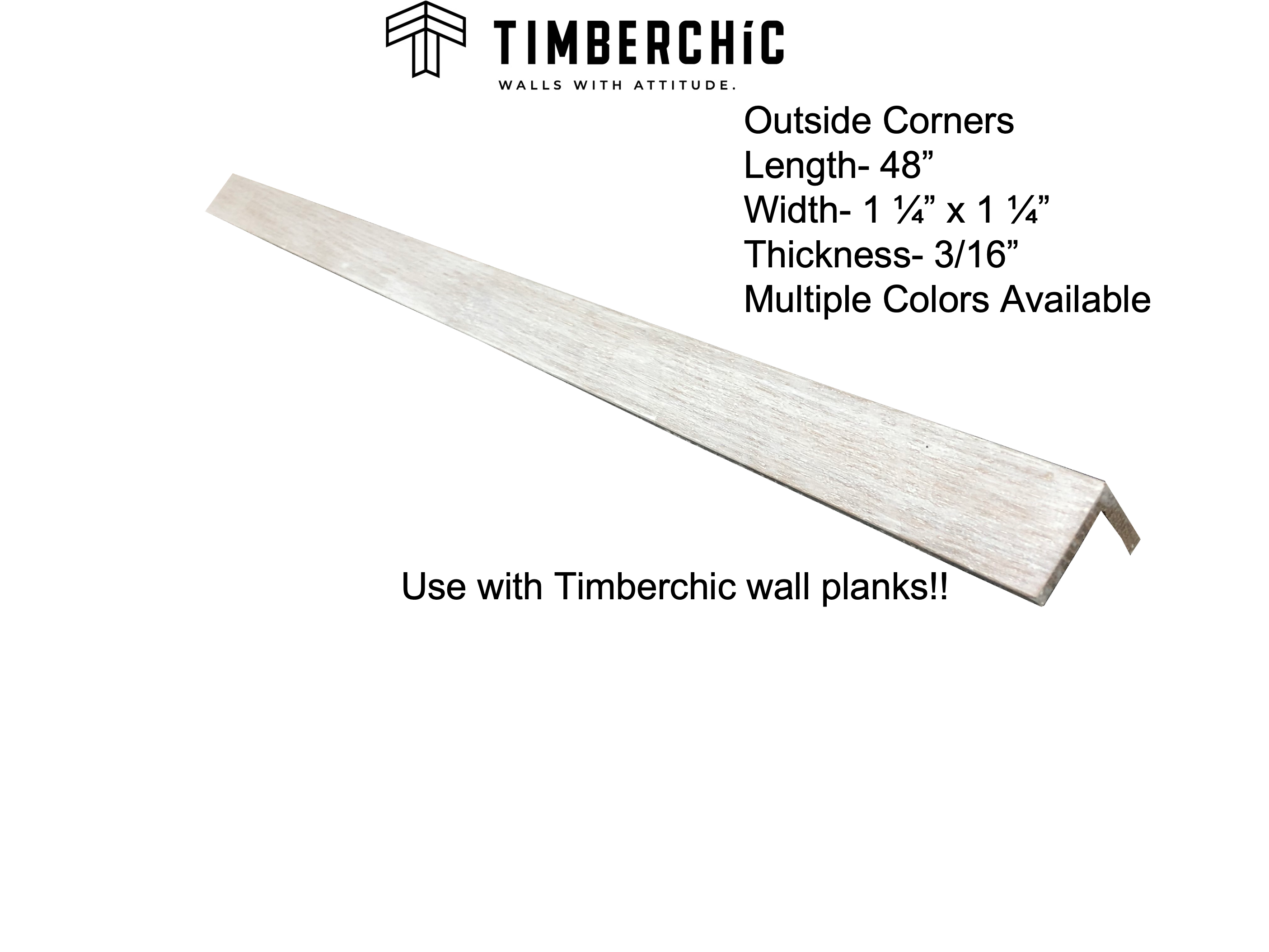 Timberchic 1-1/4-in x 4-ft White Oak Wall Plank (Covers 1-sq ft) in the ...