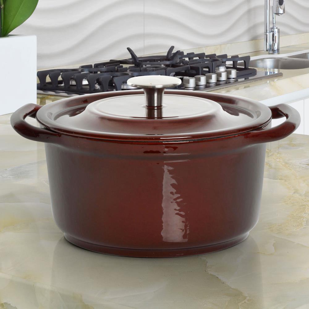 Kenmore 4.5 Quarts Non-Stick Aluminum Oval Dutch Oven