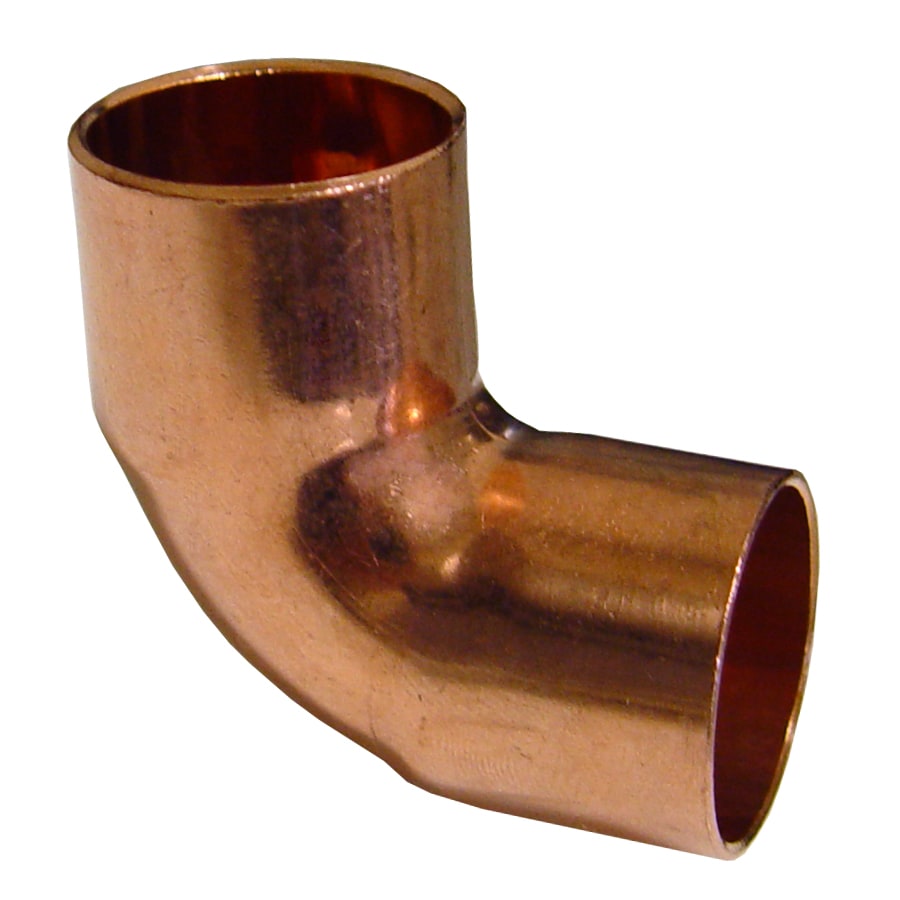 3/4" x 1/2" COPPER REDUCING ELBOW COPPER FITTING: Pack of 25 