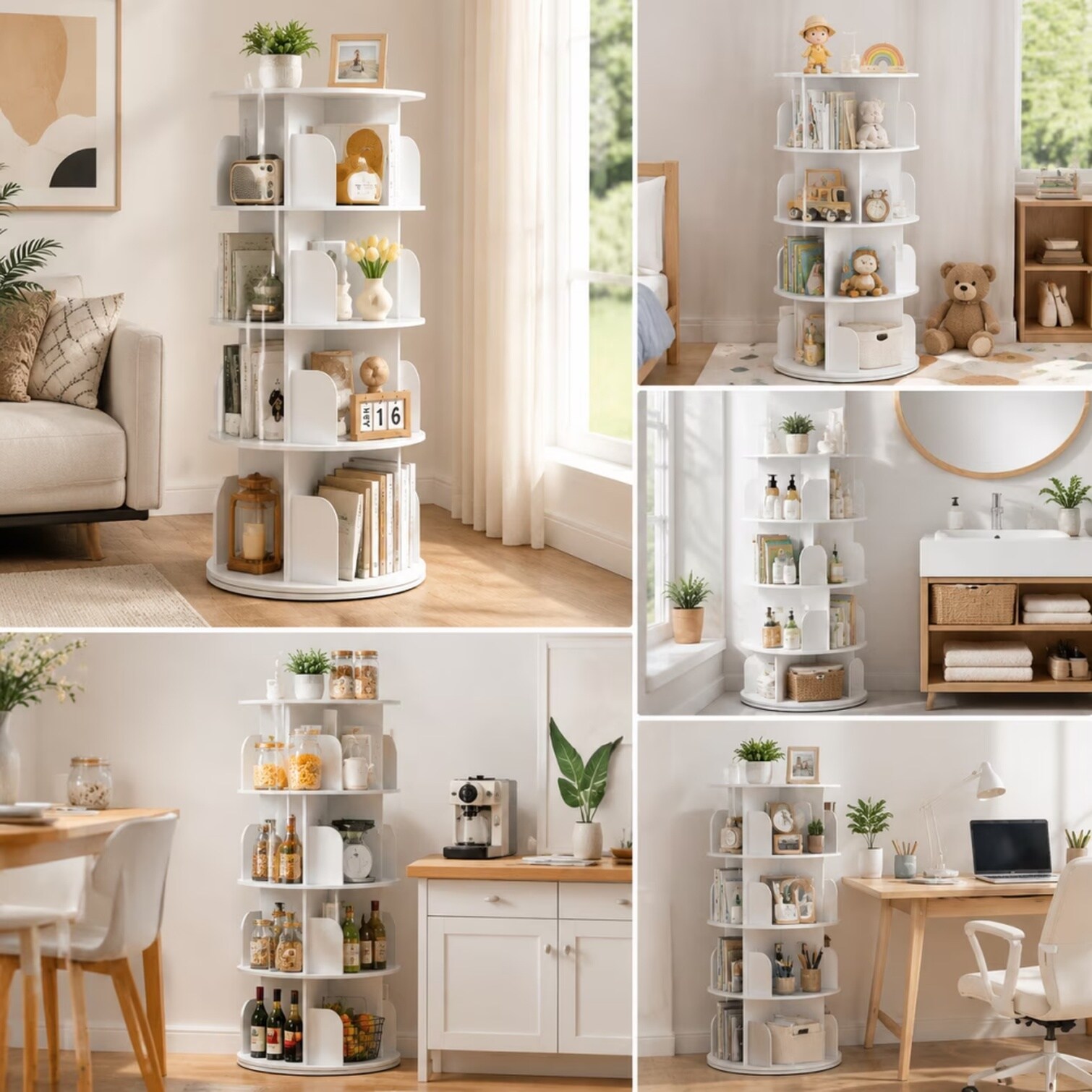 sunjurt M1CM3ES2CLW2 bookcases - View #7