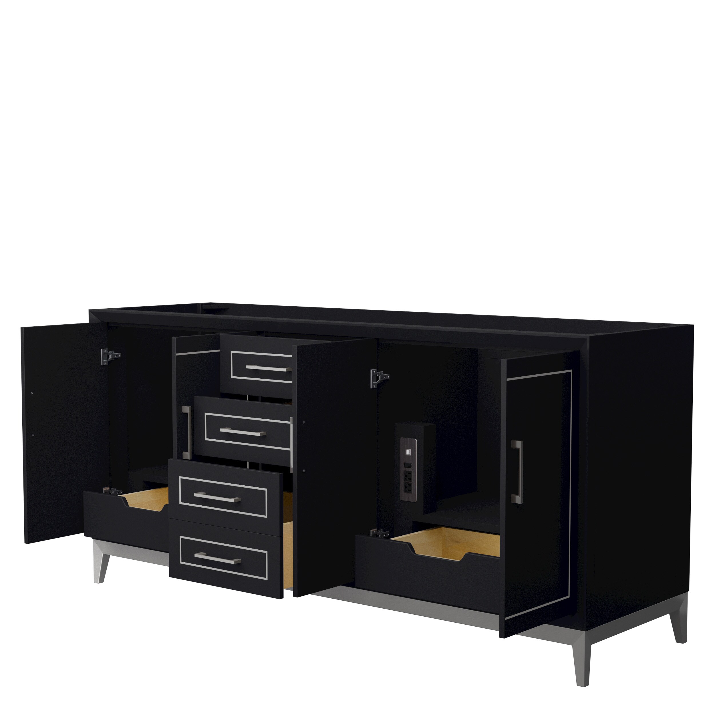 Wyndham Collection WCH515172DBKCXSXXMXX vanities - View #2