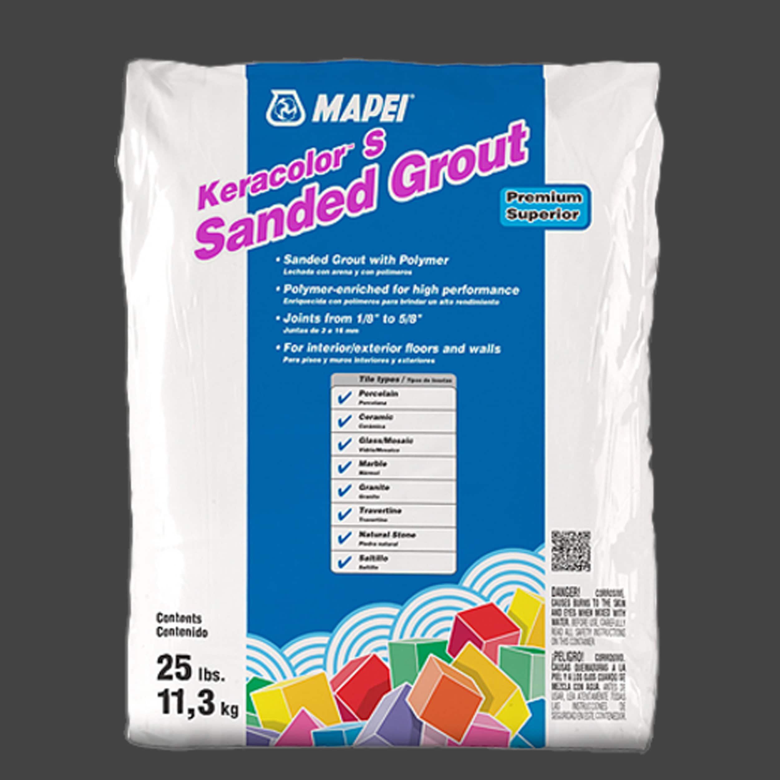 MAPEI 5UJ501011 Keracolor Black #5015 Sanded Grout (25-lb)
