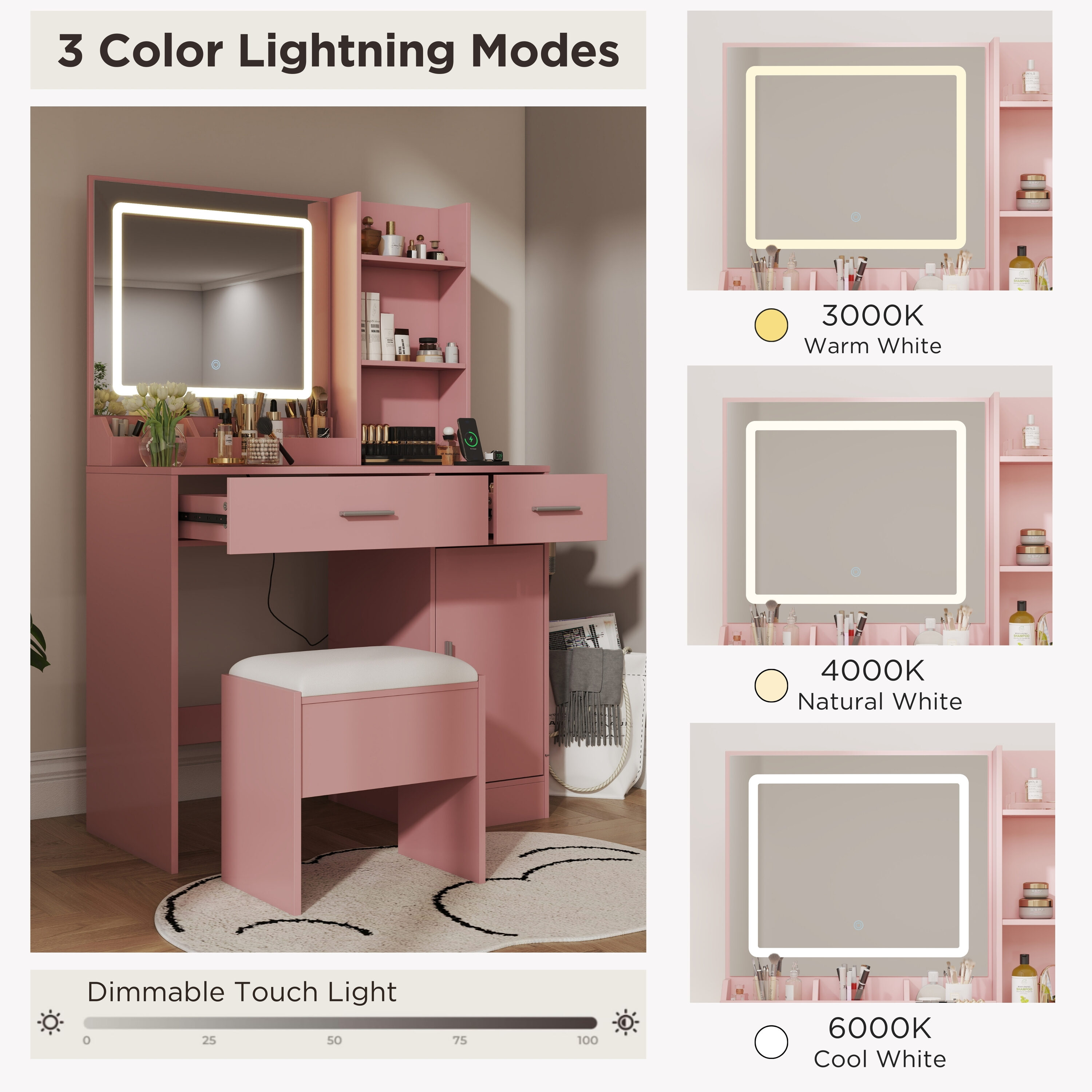 WOQWOQ DMVC-07 Bedroom-Vanities - View #6