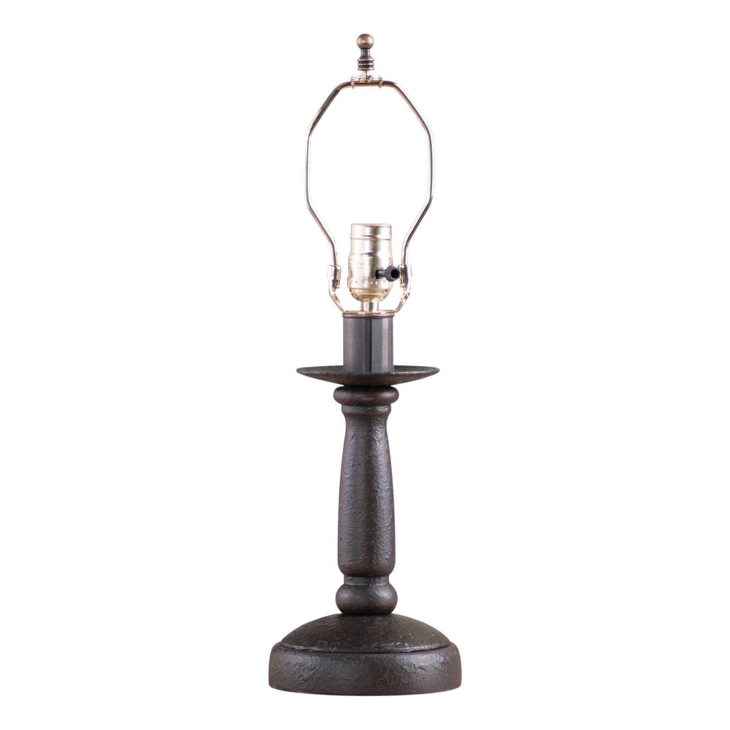 Irvin's Tinware Butcher's Chamberstick in Black