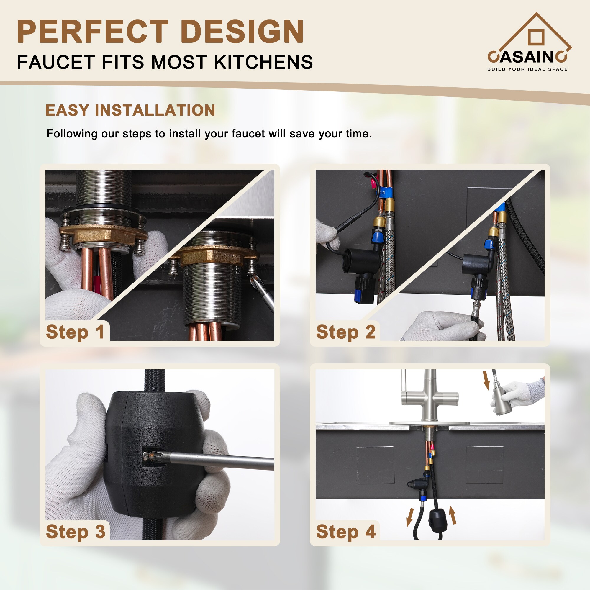 CASAINC CASADG9013MB Kitchen-Faucets - View #5