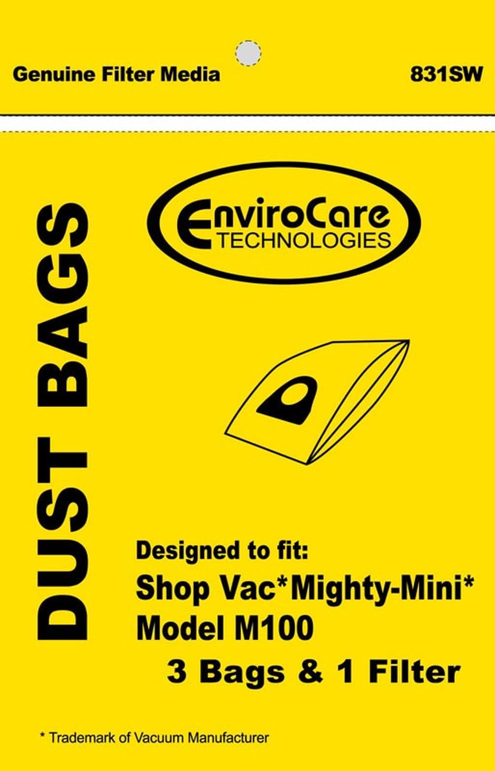 STEEL CITY 831SWX12 Shop-Vacuum-Collection-Bags - View #2