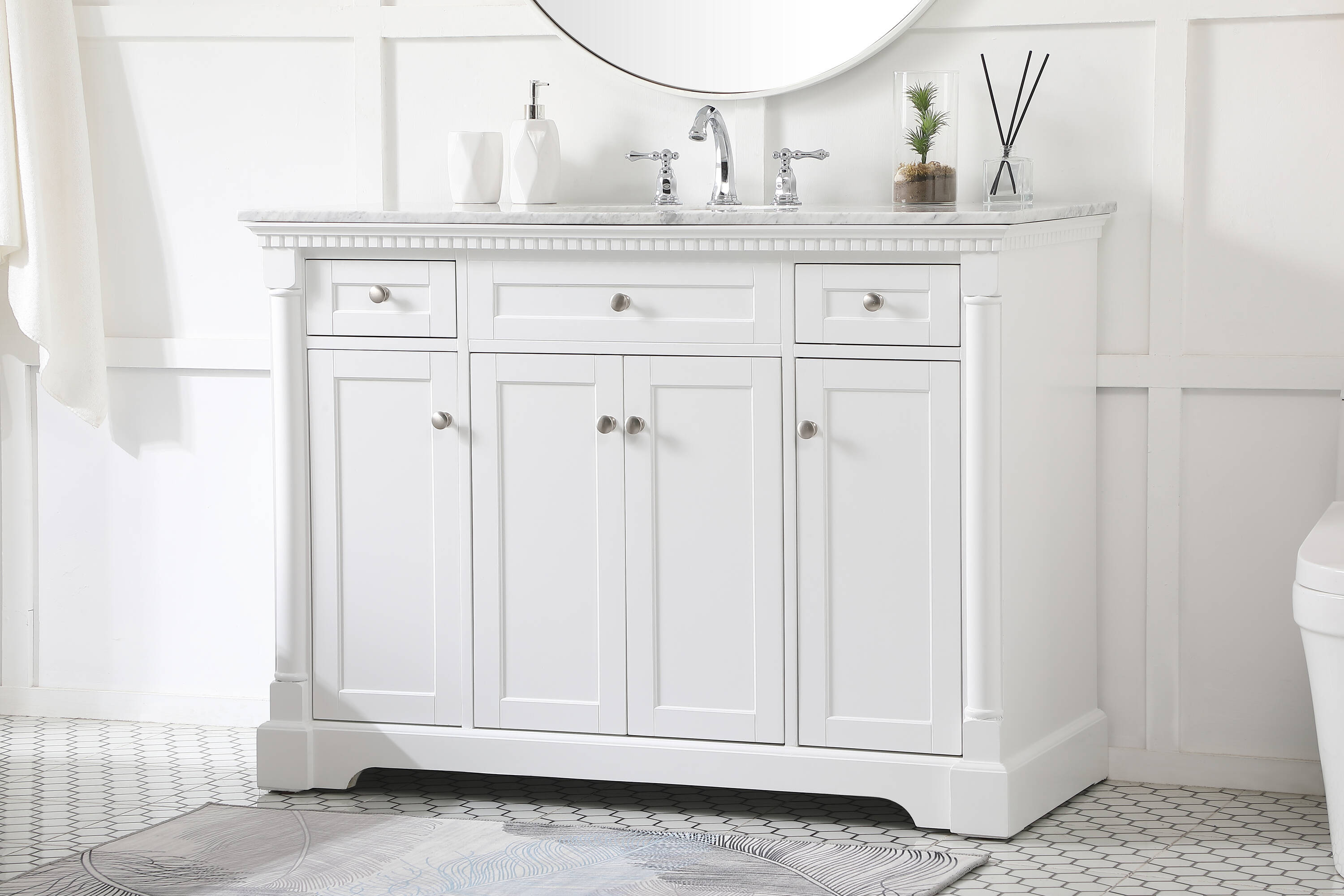 Elegant Decor HF159144WH Bath-Vanity-Combo - View #3