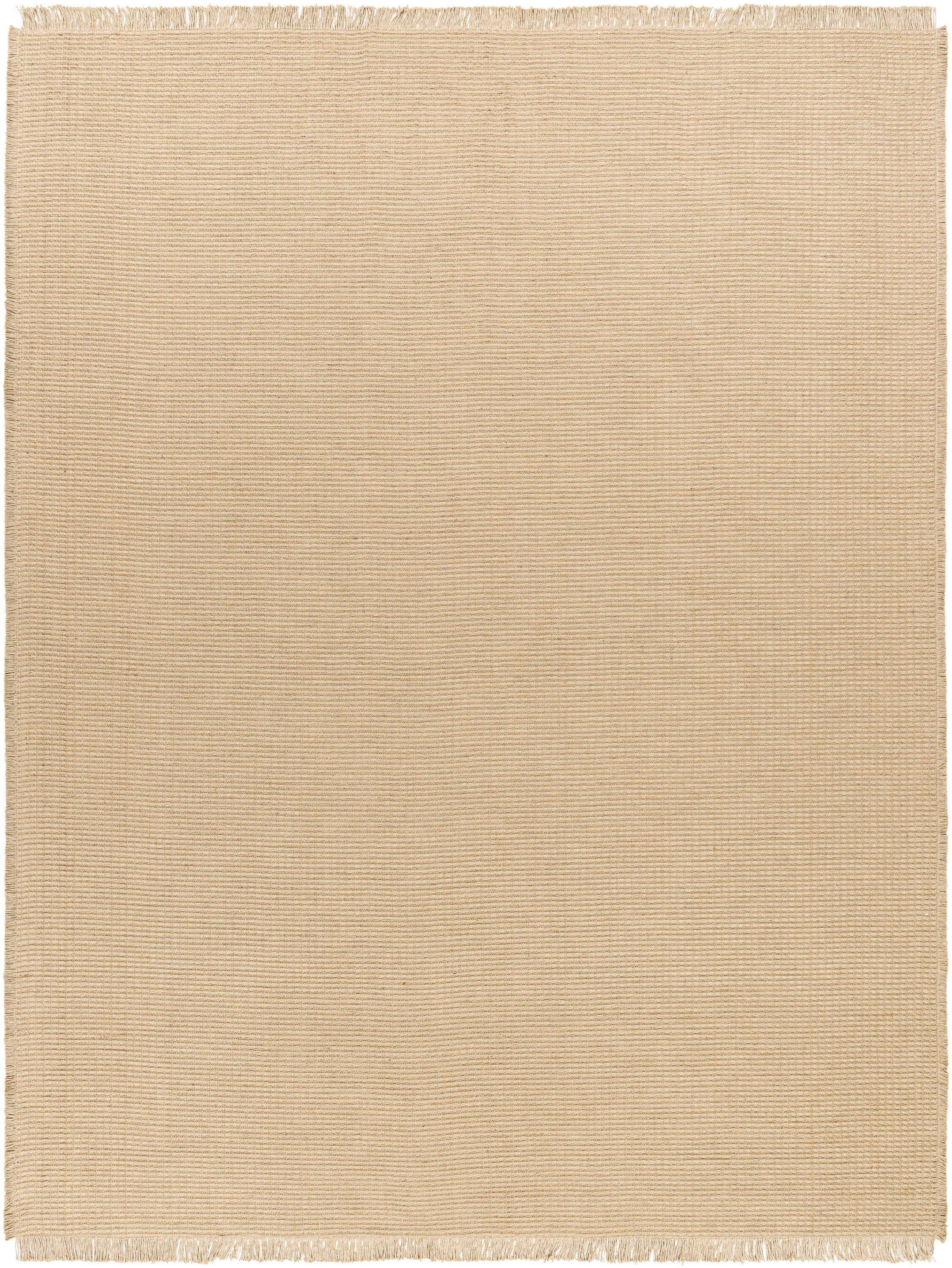 Natural Jute and Polypropylene Rectangular Area Rug, 7'10" x 10'