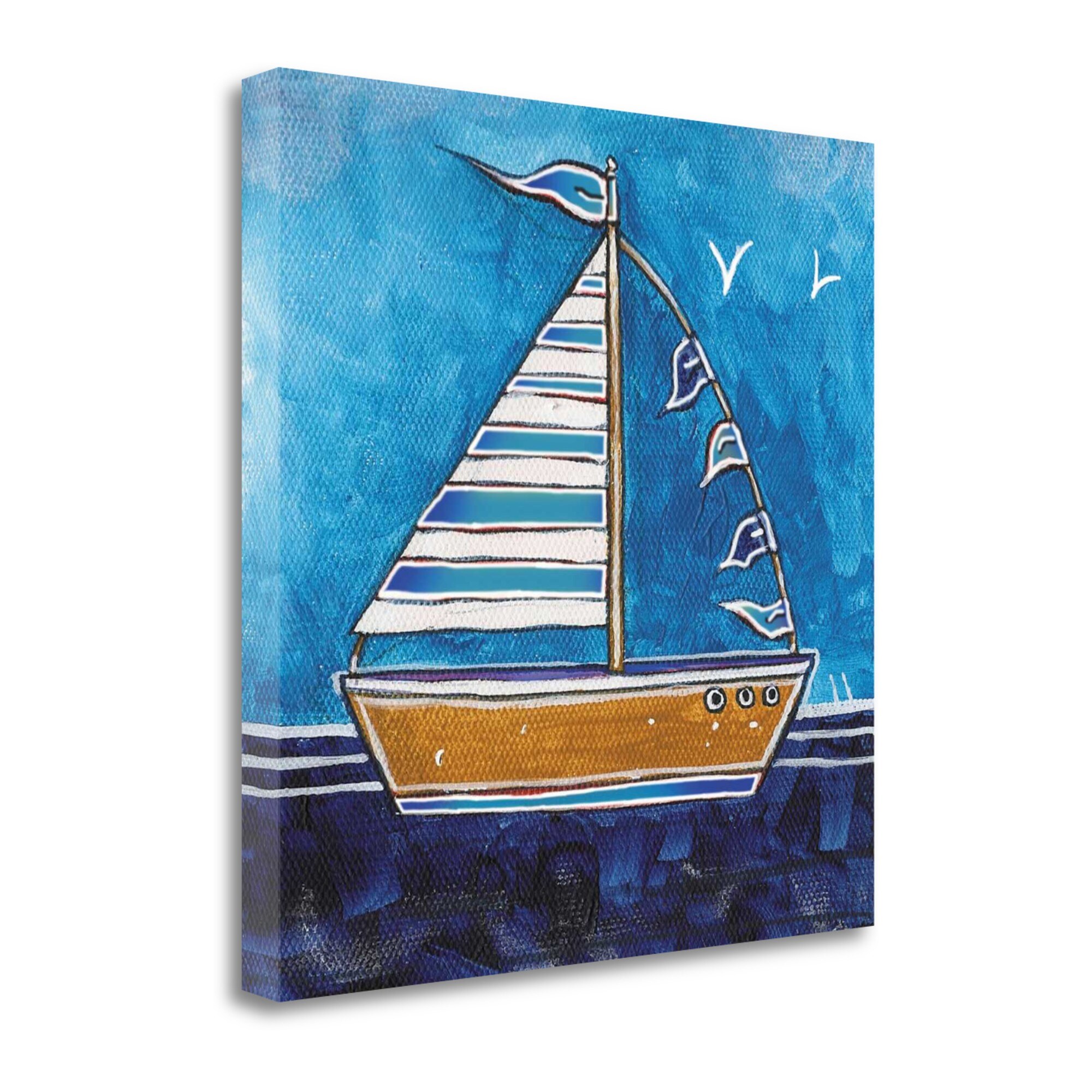 Tangletown Fine Art SBSY1100-1818C 18-in H x 18-in W Coastal Print on Canvas