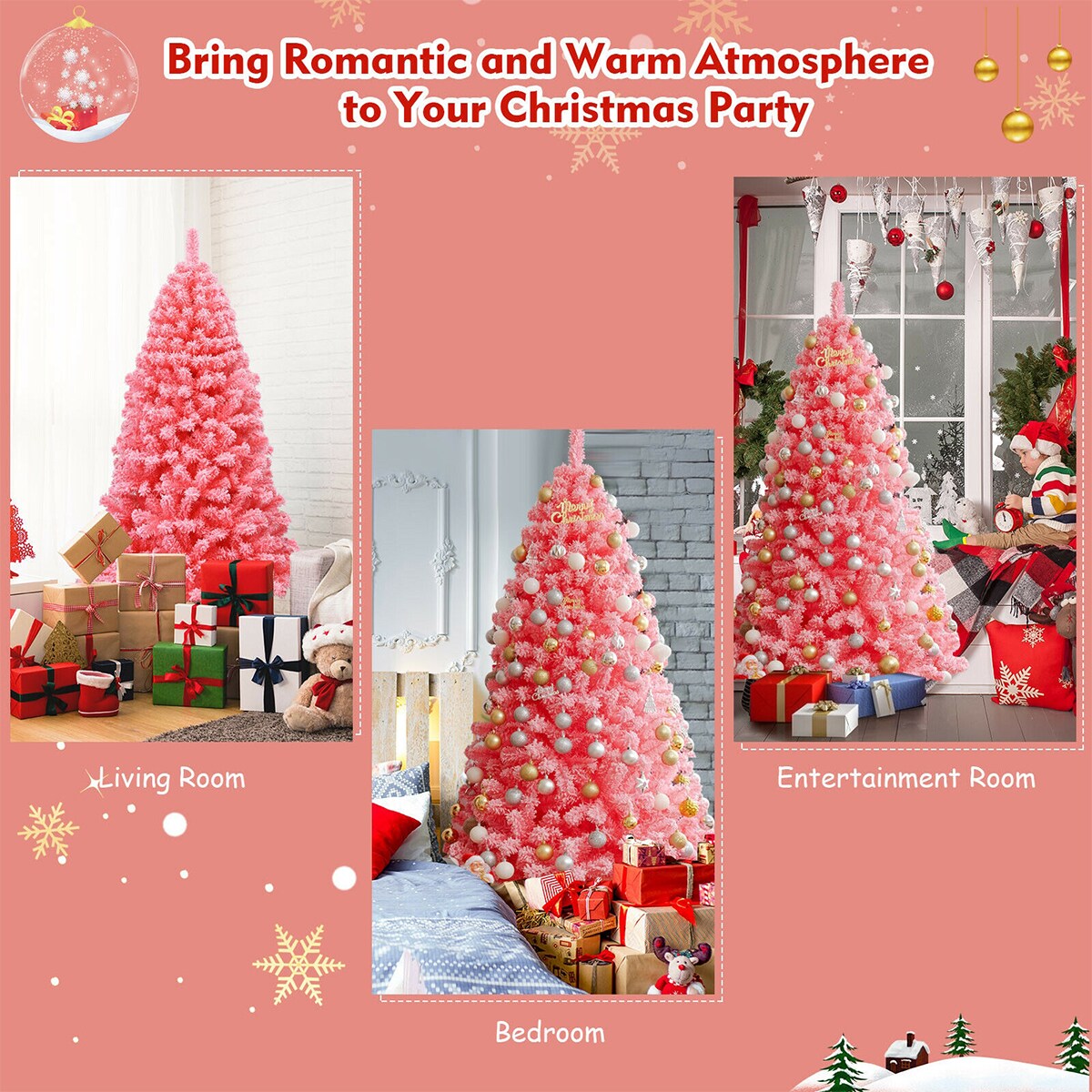 Forclover HYC-CM3221USC Artificial-Christmas-Trees - View #6