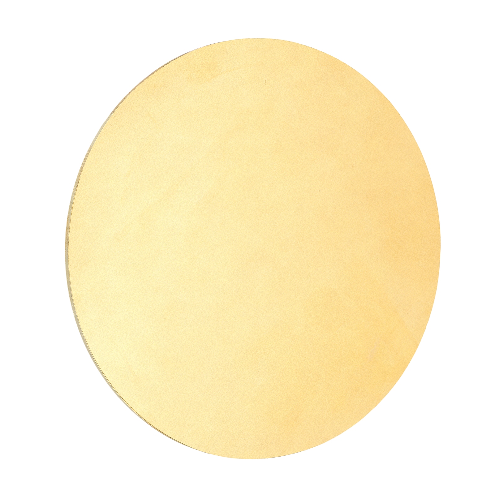 Unique Bargains Brass Round Plate 0.02in(0.5mm) Thick 6in(152mm) Dia H65 Brass Round Disc Blank Metal Sheet Copper Circle Disc for Metal Stamping DIY Crafts