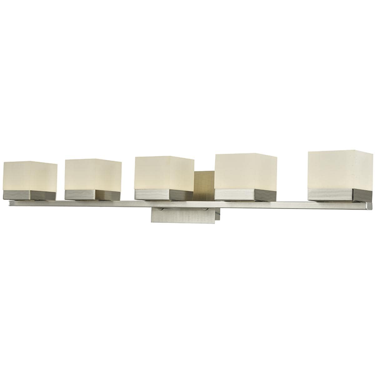Abra Lighting  20025WV-BN Cubic LED 40 inch Brushed Nickel Vanity Bar Light Wall Light