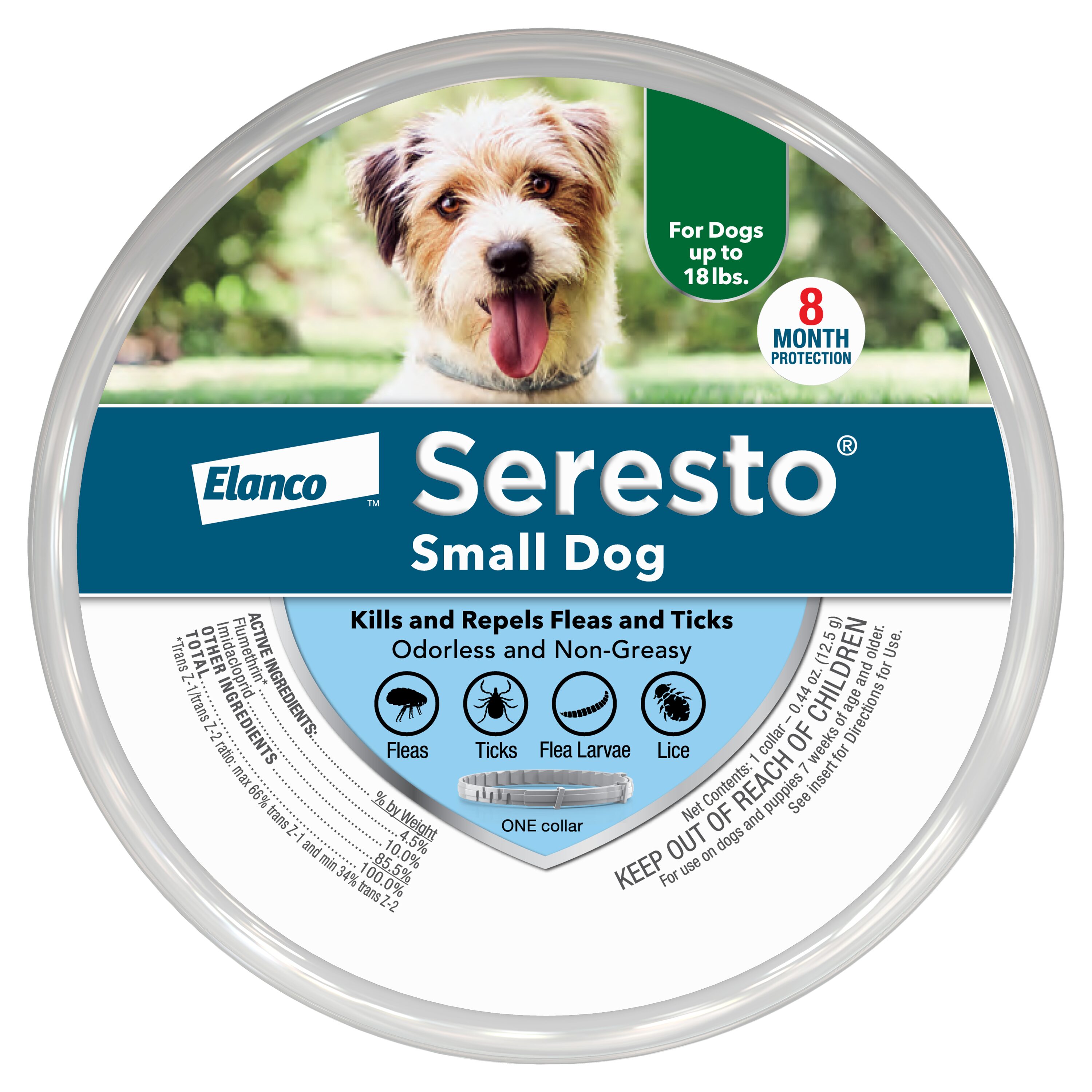 geweten draai Groet Elanco Seresto Small Dog Clamshell in the Pet Flea & Tick Treatments  department at Lowes.com