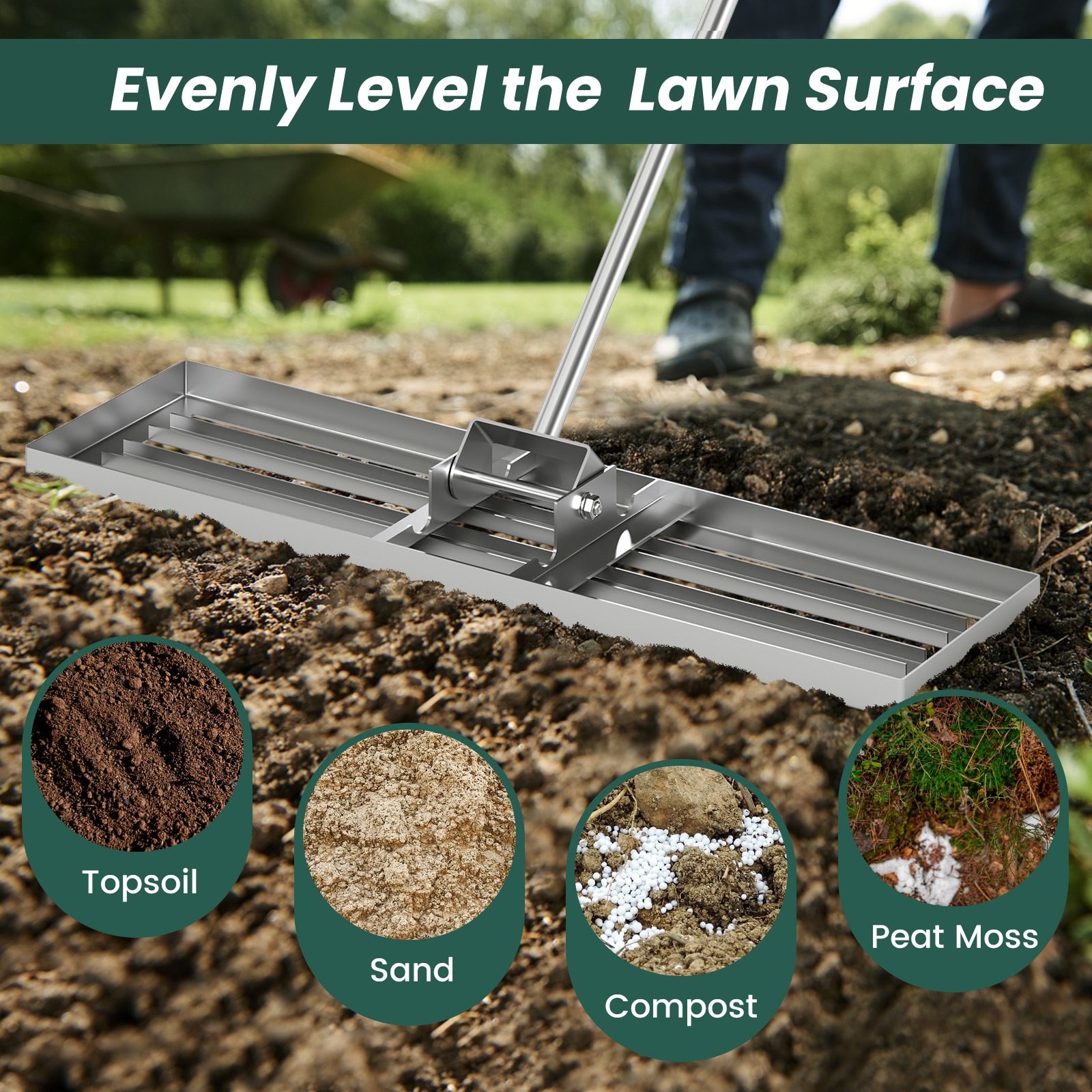 YERIVA YD5SL404TG Level-Head-Rakes - View #7