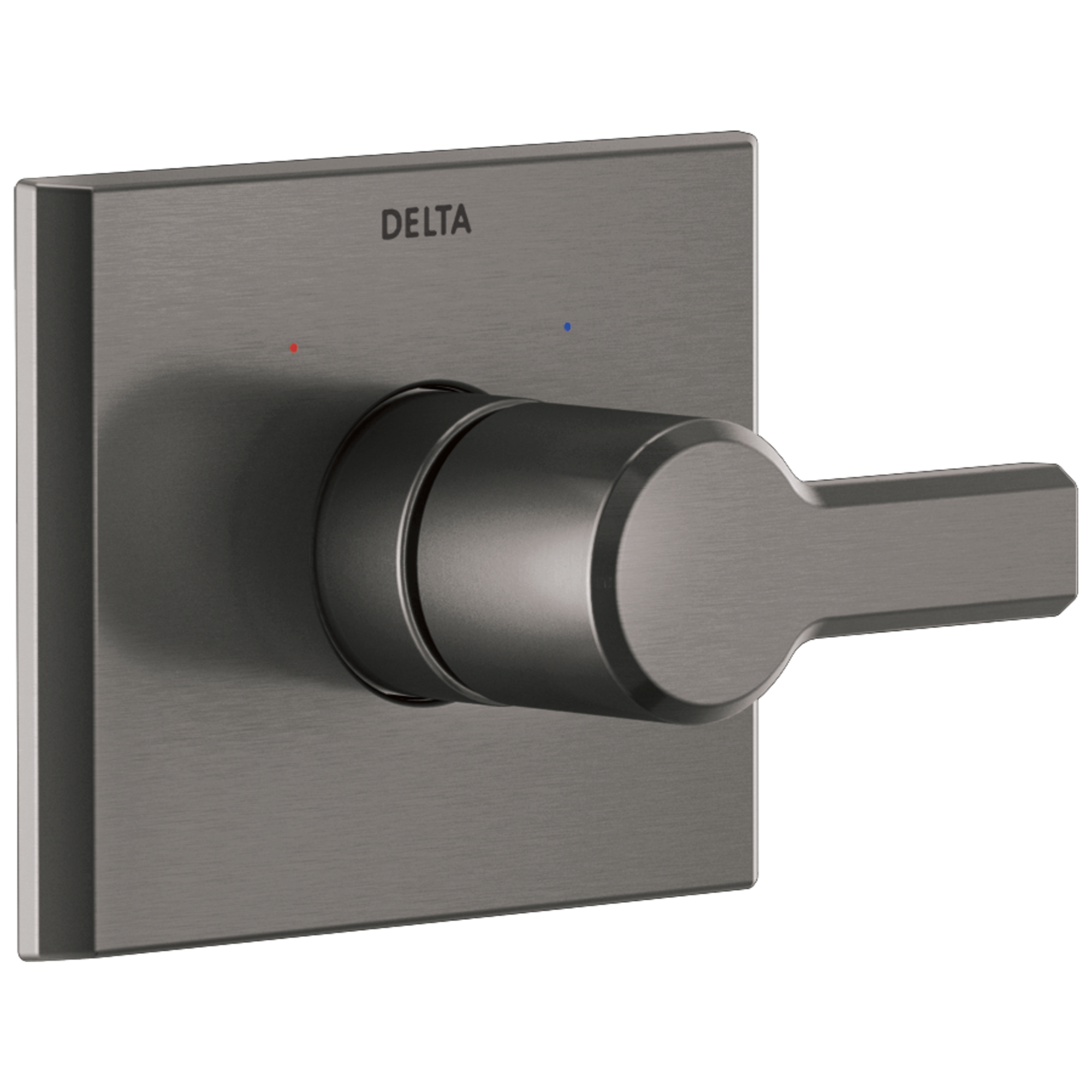 Delta T14099-KS-PR Pivotal Lumicoat Black Stainless 2.75-Inches Universal Bathtub/Shower Diverter 0.5-Inches -ID