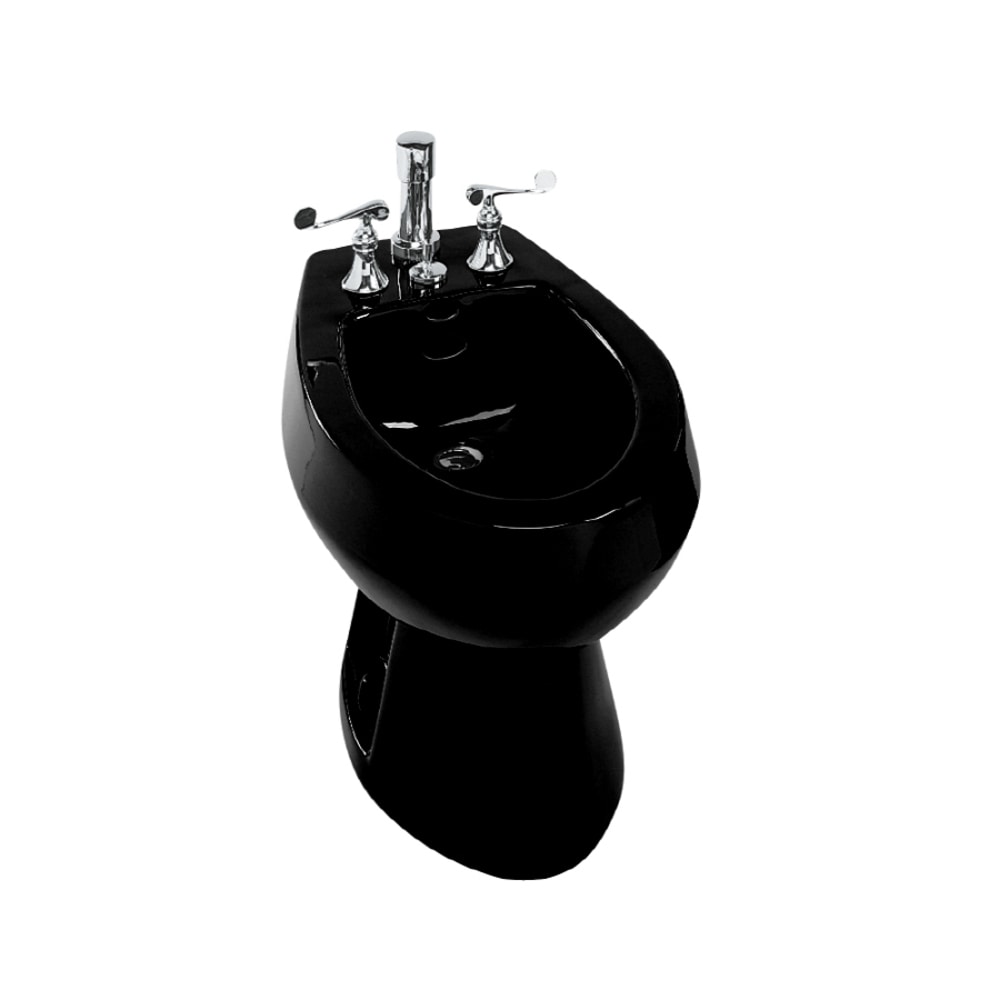 KOHLER 4854-7 San Tropez Black Elongated Standard height Bidet 12-in Rough-In