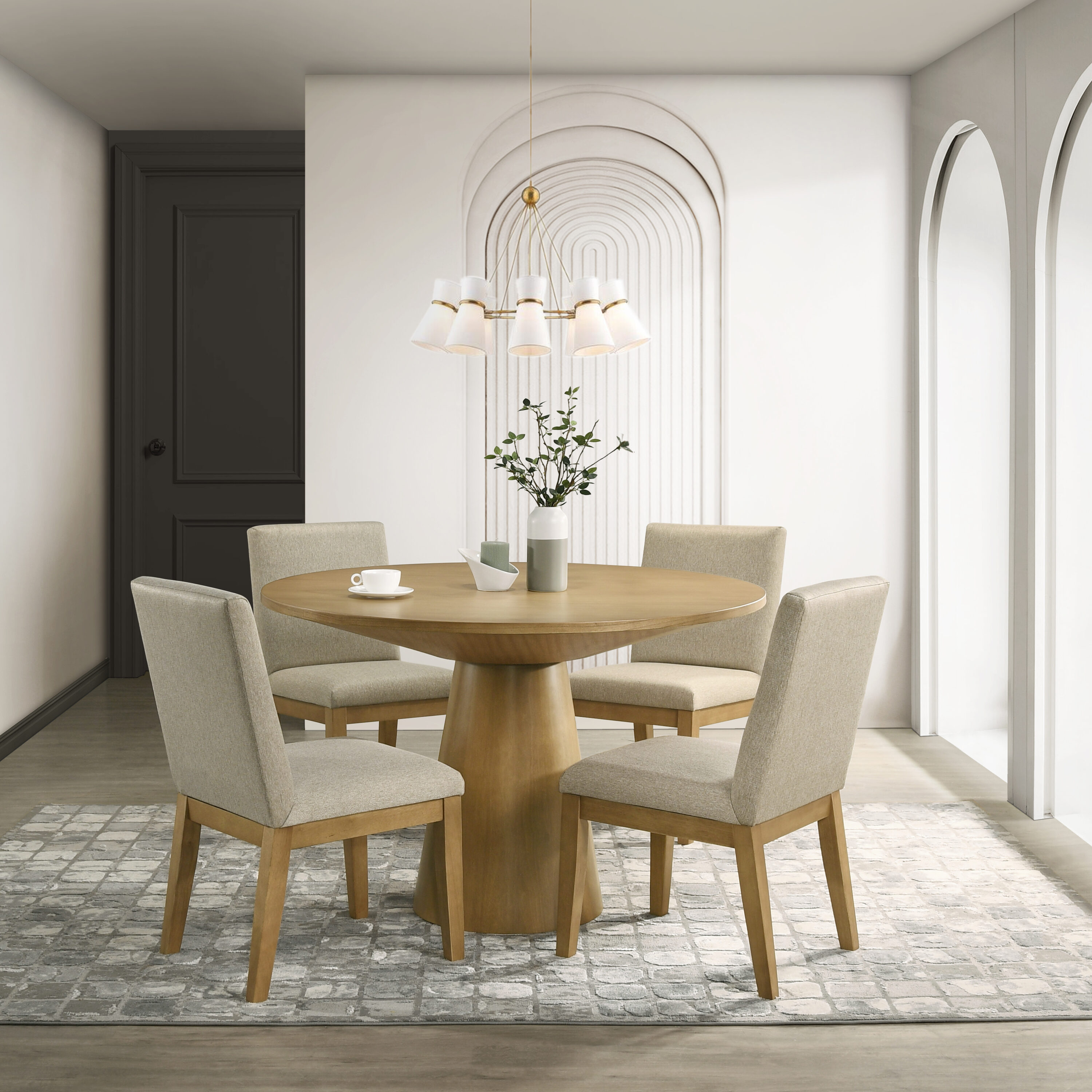Roundhill Furniture T410-C410BGX2 Dining-Sets - View #3