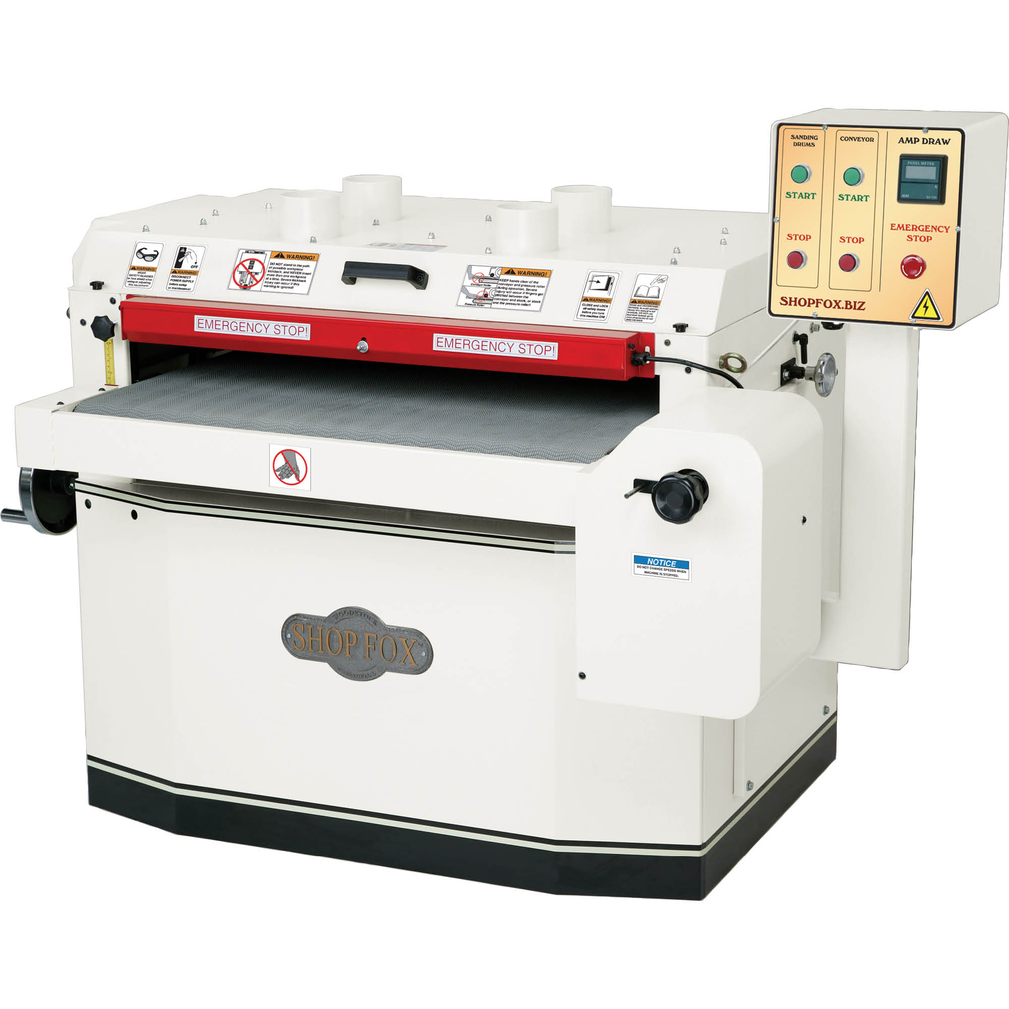 Shop Fox W1773 240 43 -Amp Variable Speed Drum Sander